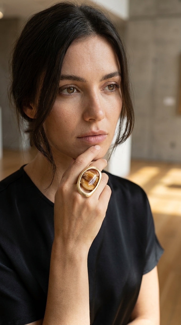 Envy Jewellery Gold Ring 534/R/F