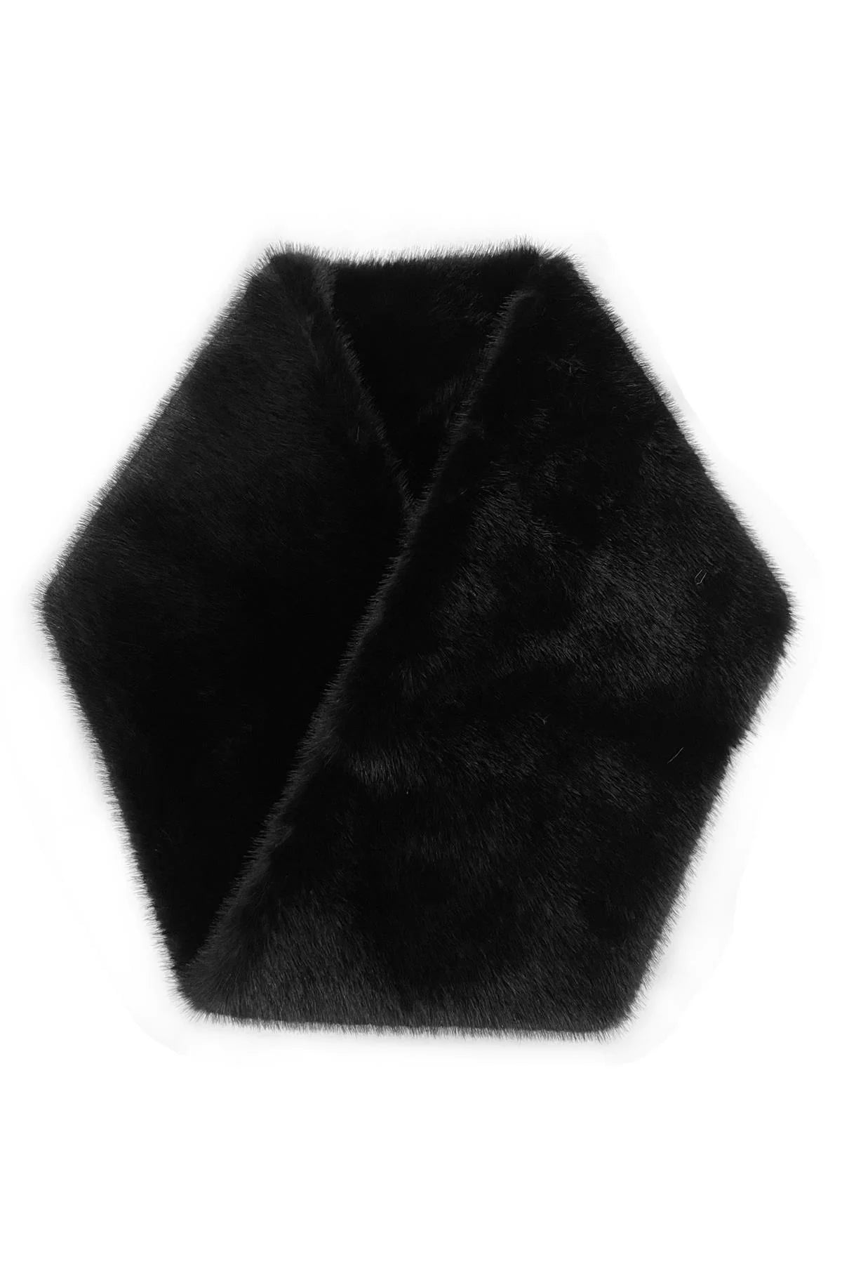 Soft Plain Faux Fur Snood