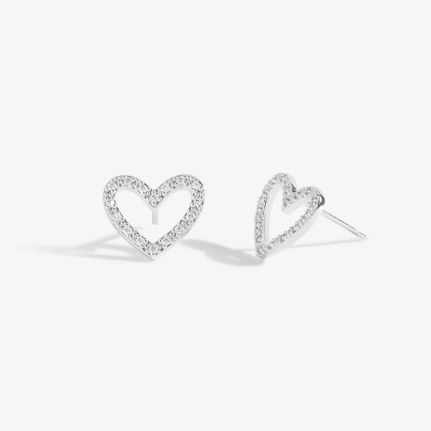 Lila Heart Earring Duo Set of 2