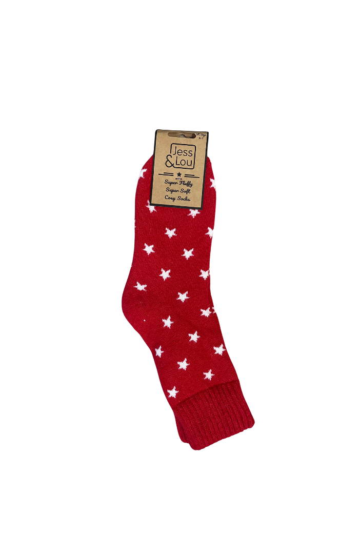 Stylish Stars Ribbed Socks