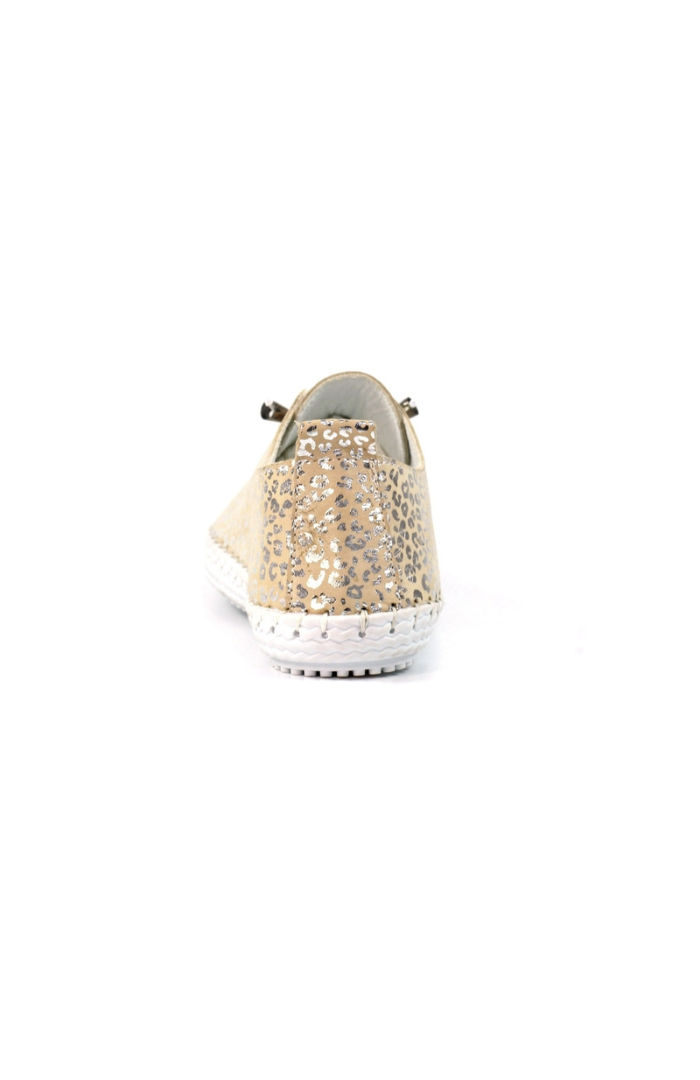 Lunar Shoes Blade White Leather Plimsoles