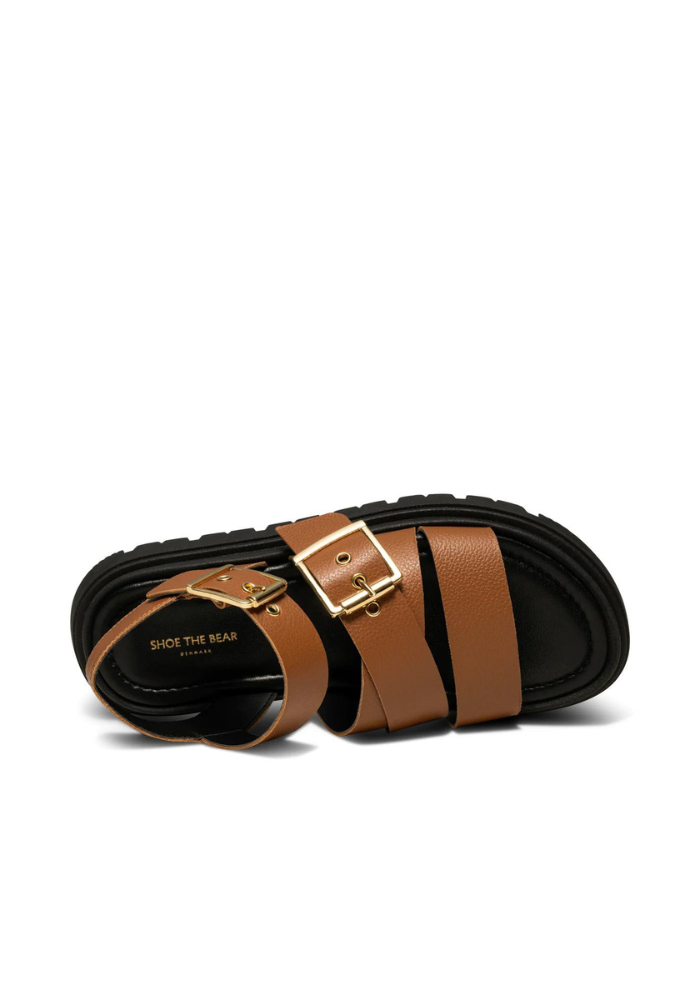 Rebecca Buckle Leather Sandal