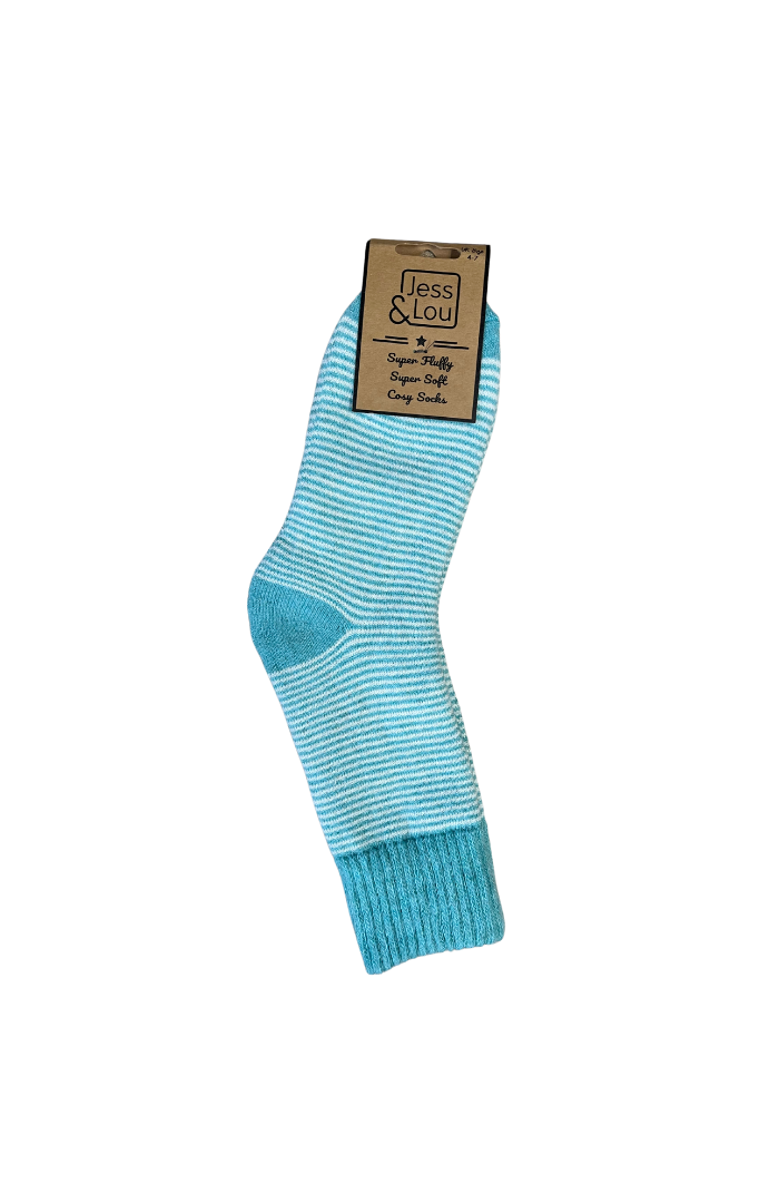 Sleek Stripe Ribbed Socks