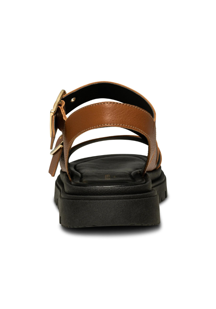 Rebecca Buckle Leather Sandal