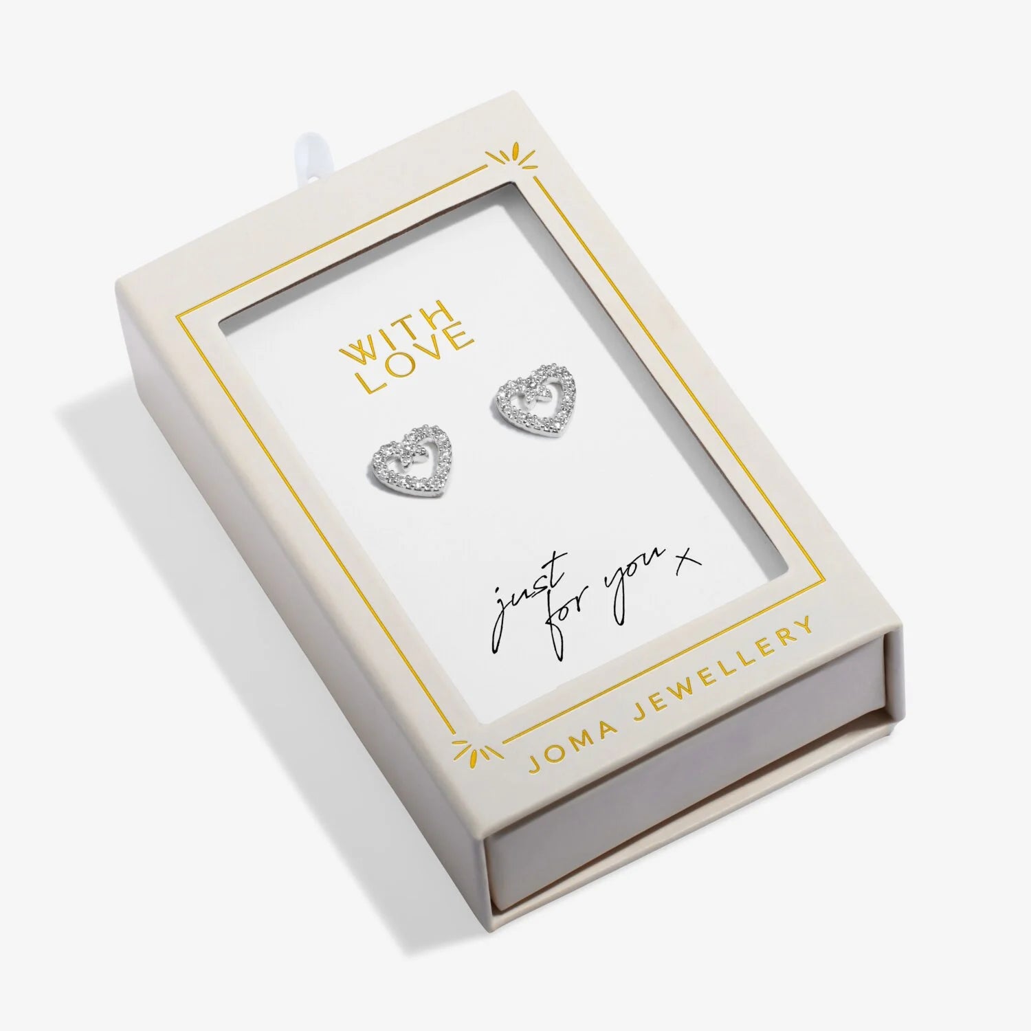 Joma Jewellery Stud Earrings Moments To Shine 'With Love'