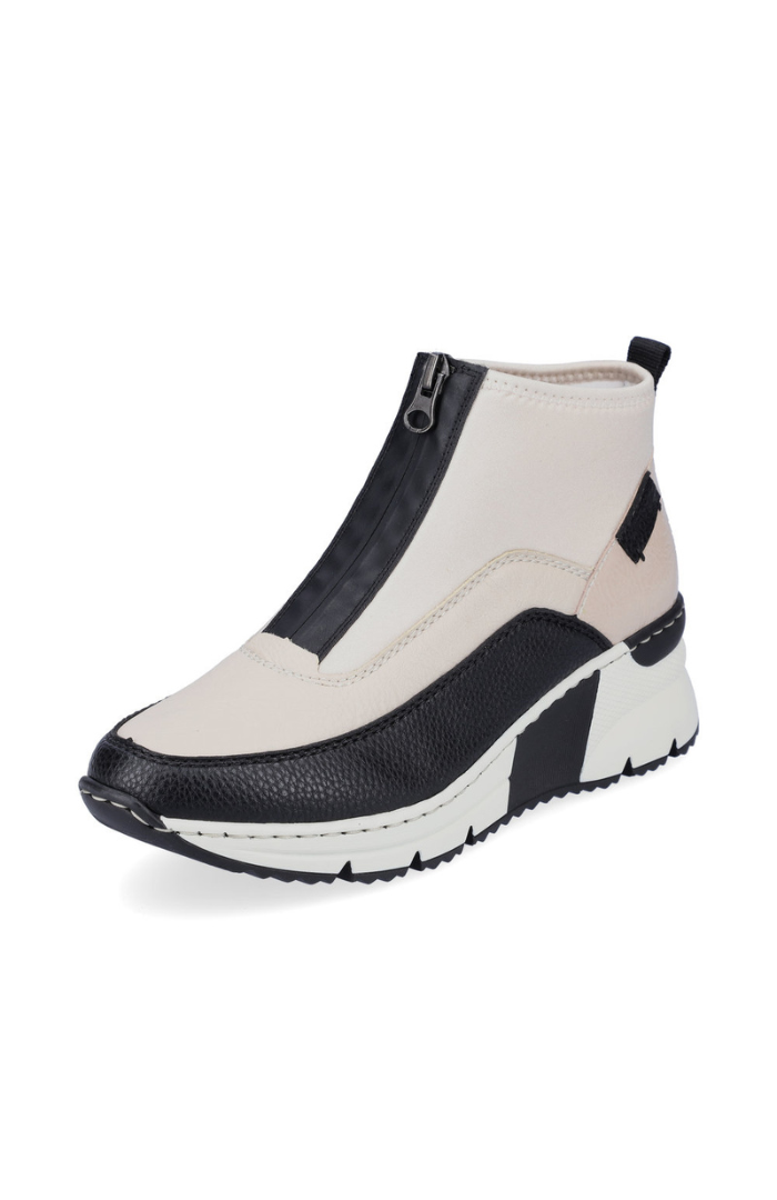 Textile Mix Contemporary Boot