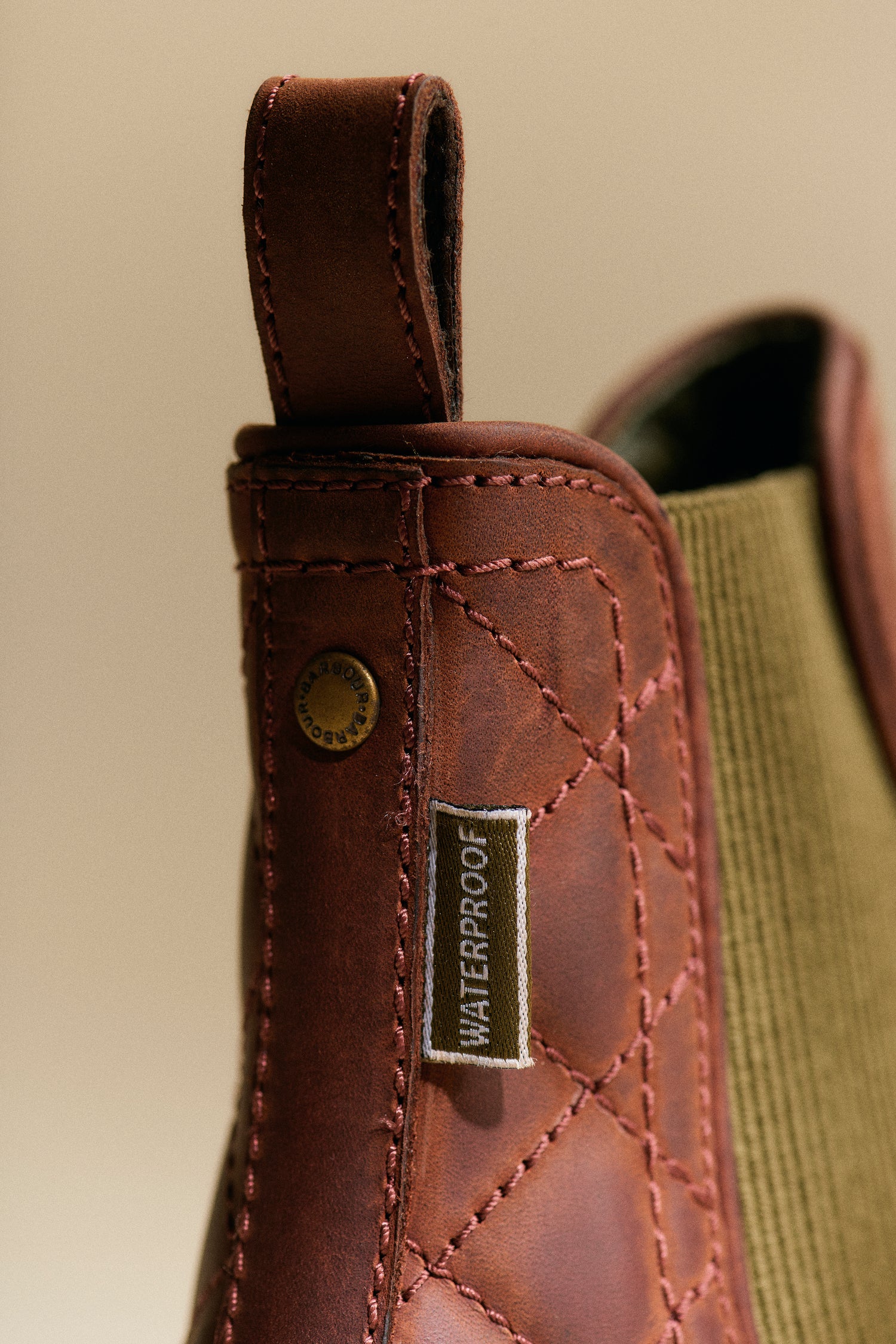 Barbour Amble Chelsea Boot Mahogony