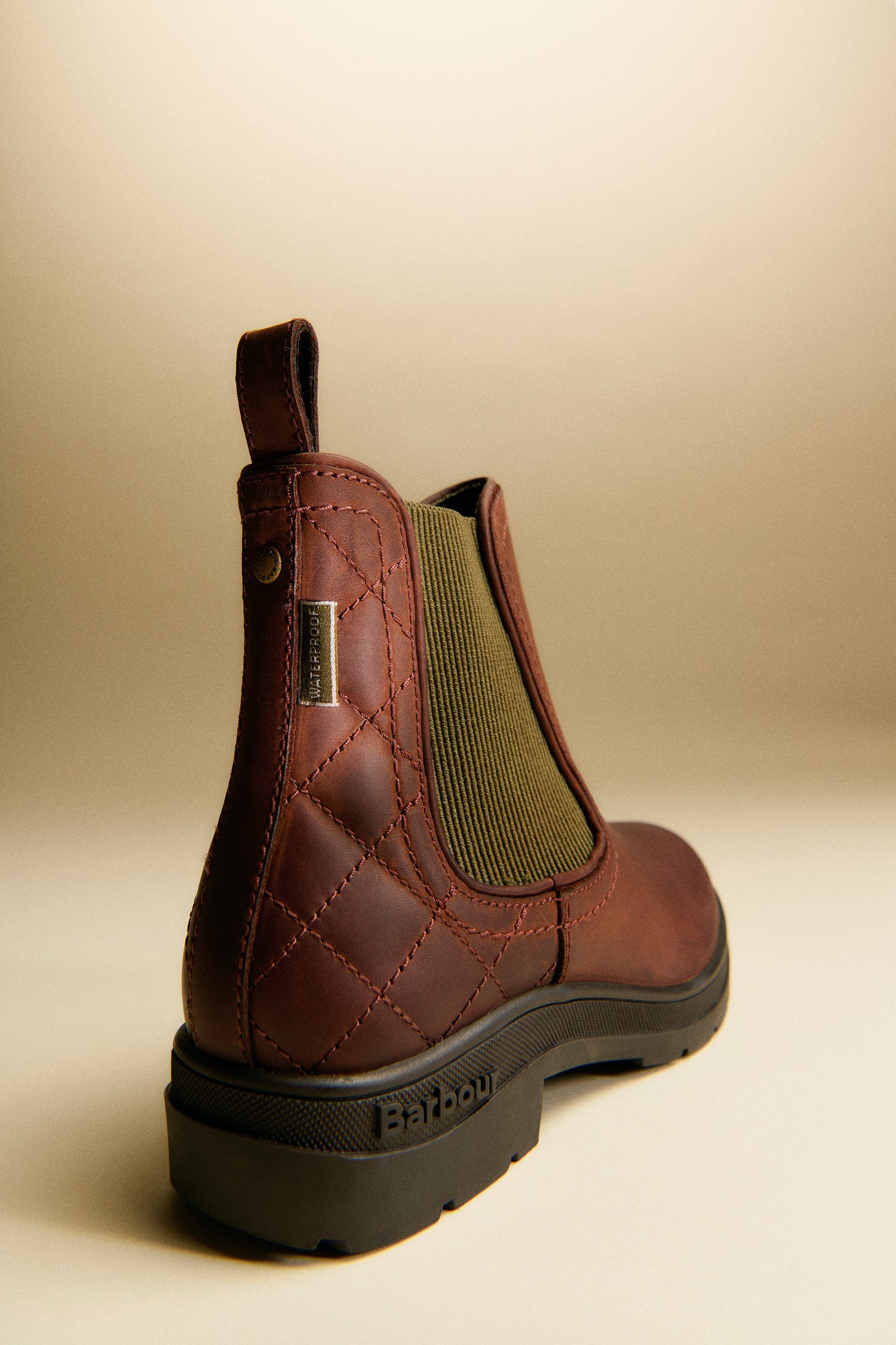 Barbour Amble Chelsea Boot Mahogony