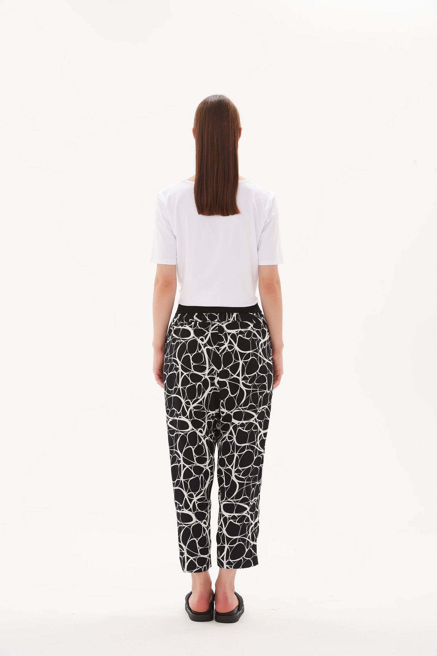 Drop Crotch Contrast Pant