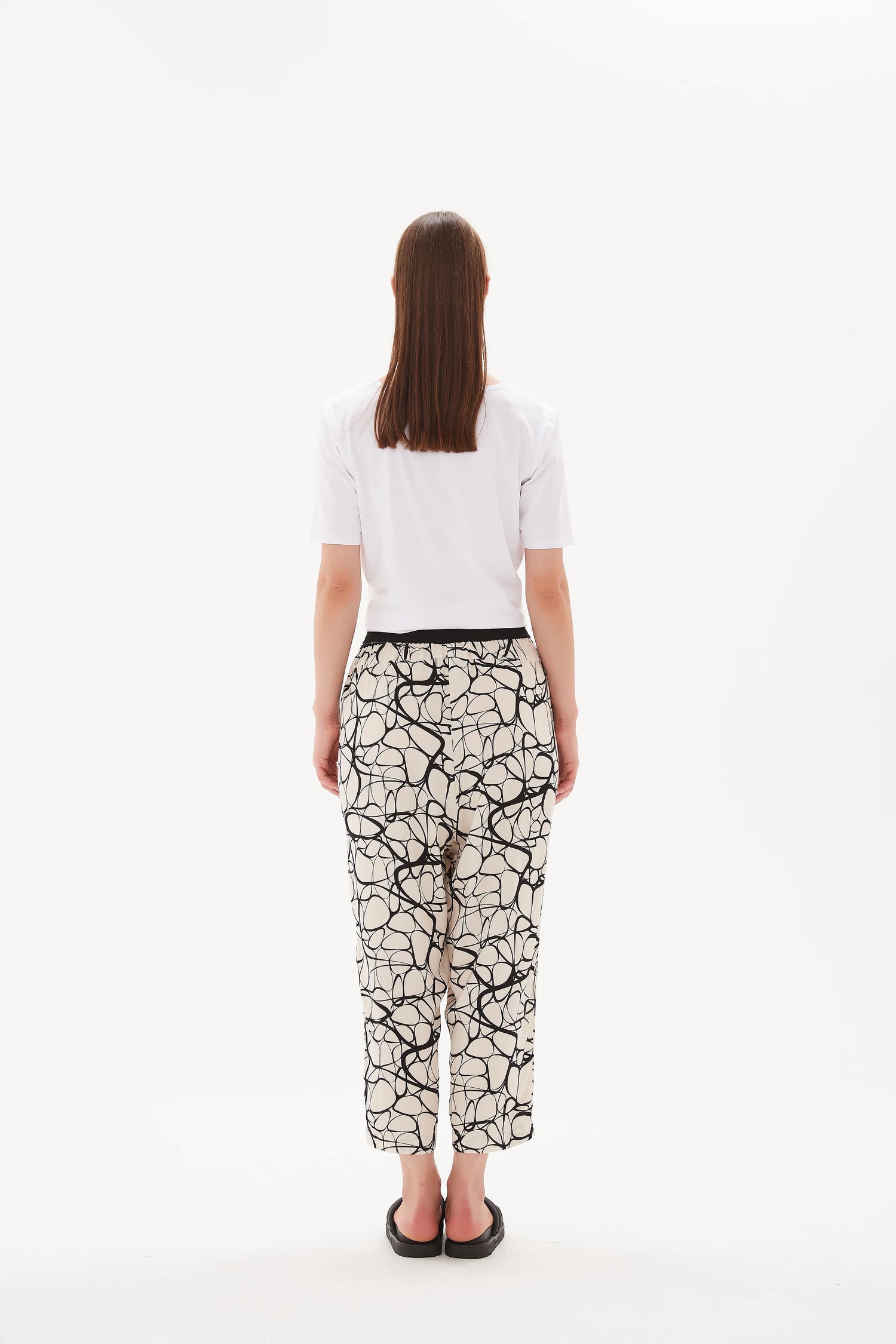 Drop Crotch Contrast Pant