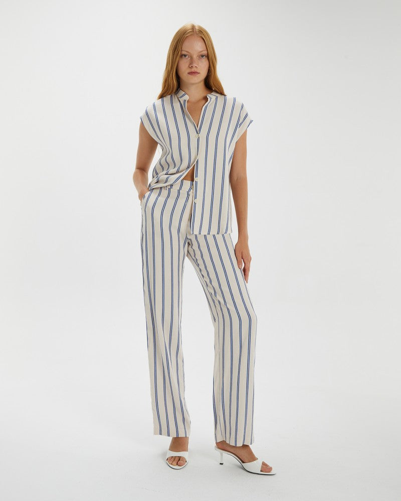 Andam Stripe Linen Pants