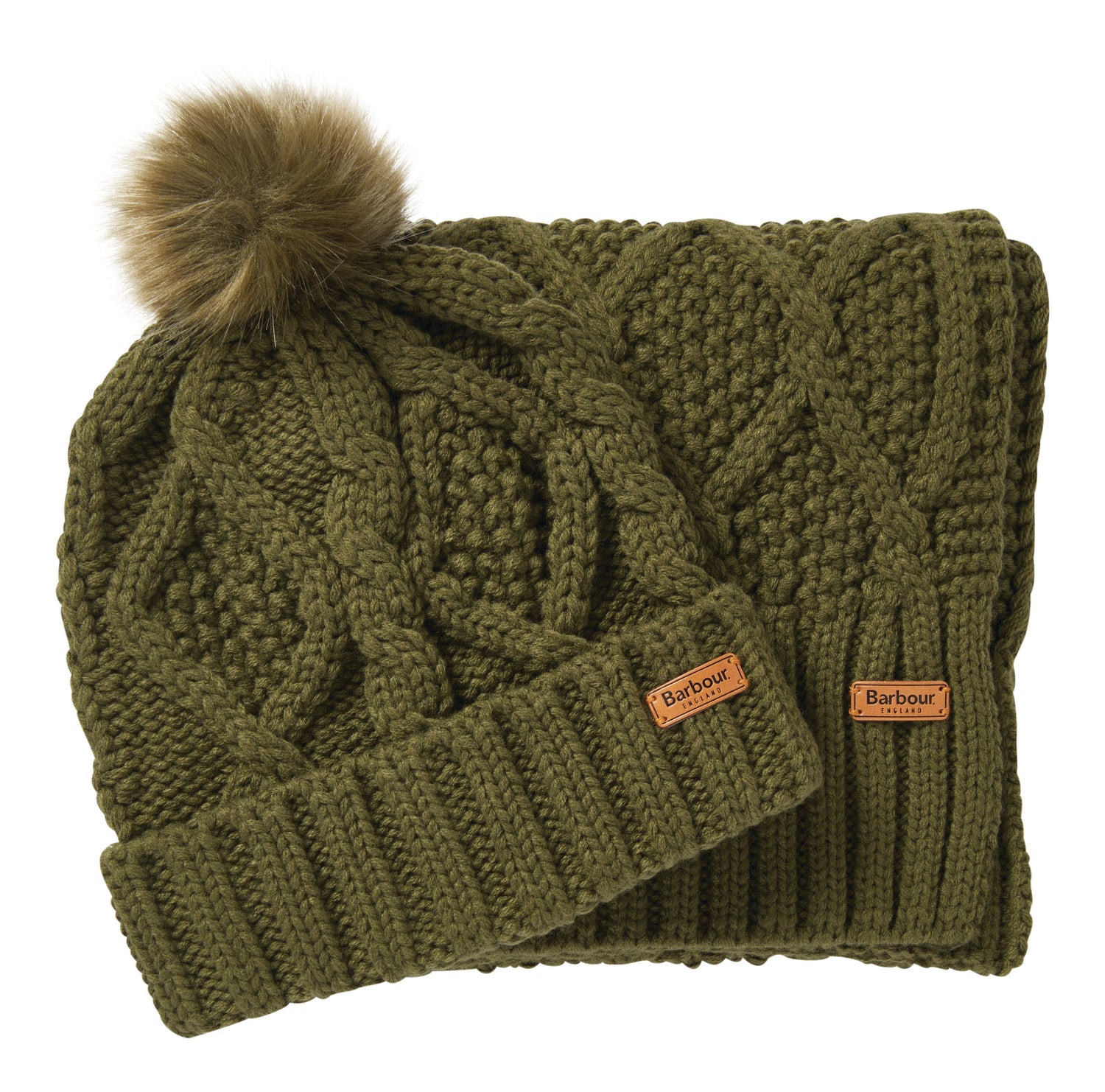 Barbour Ridley Beanie And Scarf Giftset