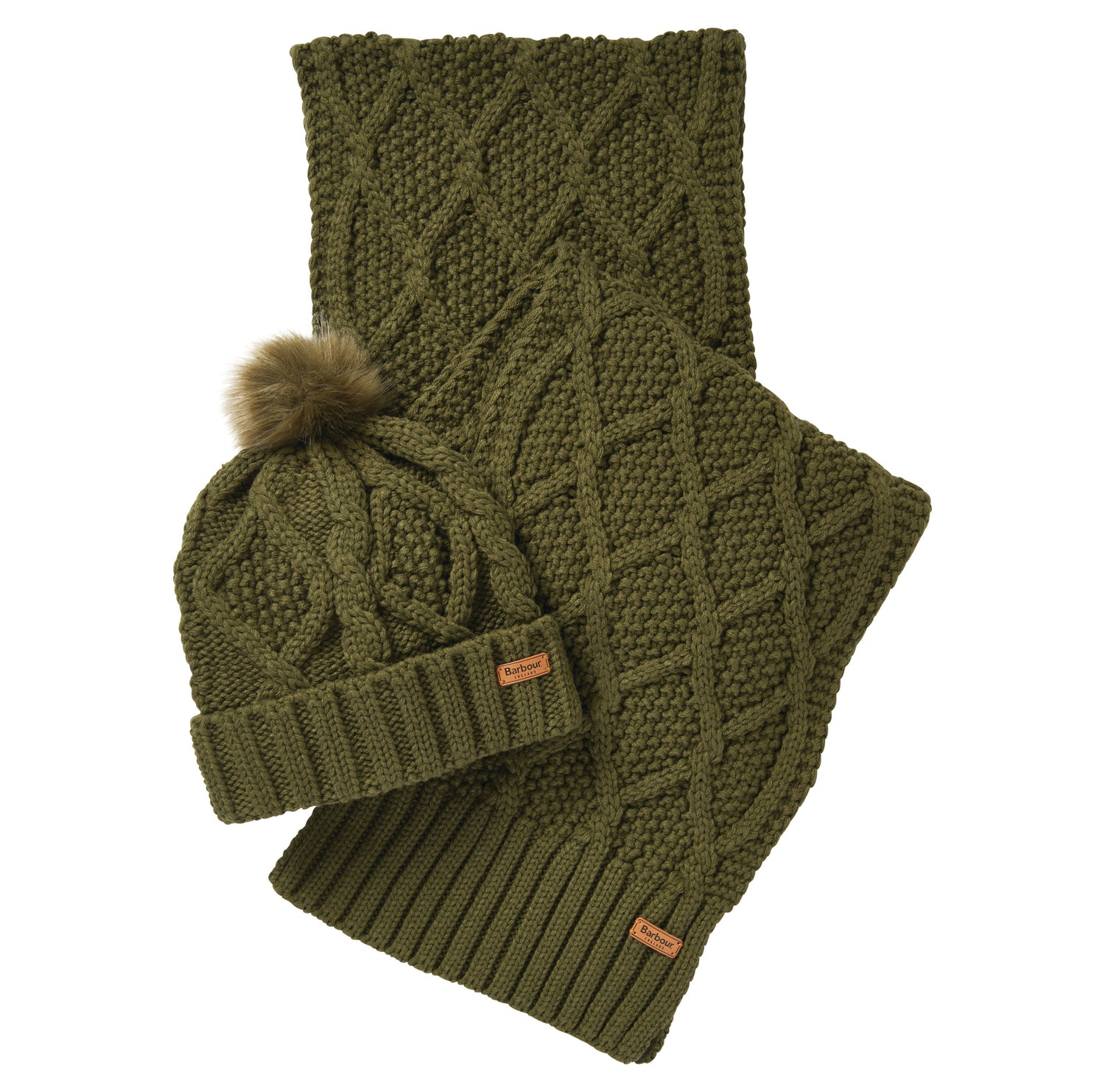 Barbour Ridley Beanie And Scarf Giftset