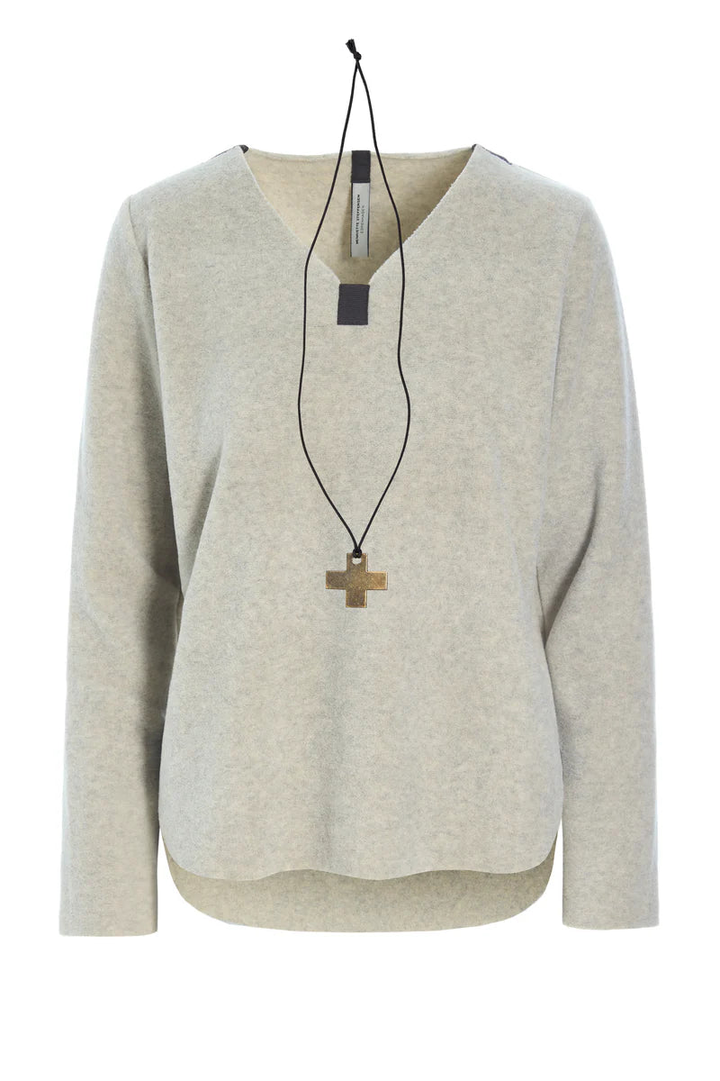 Henriette Steffensen Blouse & X Necklace