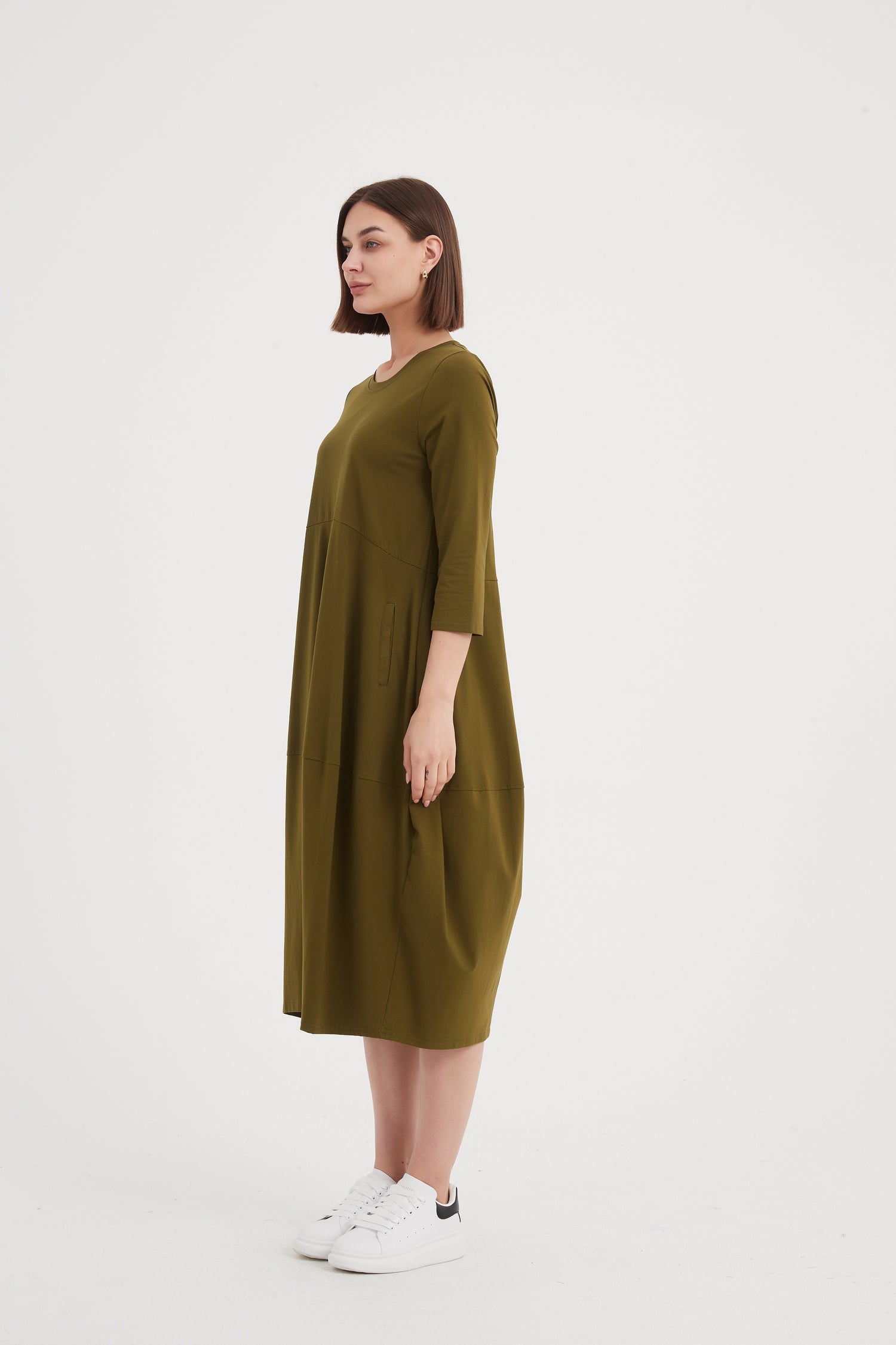 Ovoid Jersey Dress New