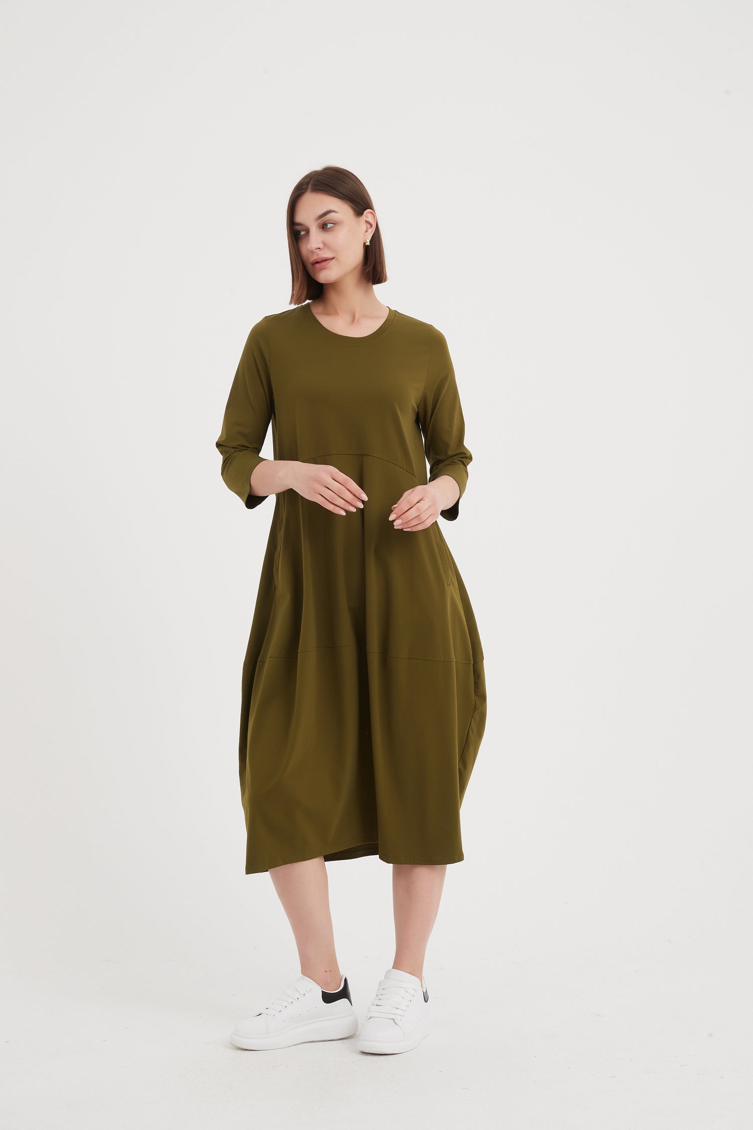 Ovoid Jersey Dress New