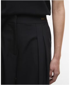 BarbourBarbour International Kaia Wide Leg Trousers BlackClothingBlack - Blue Water Clothing