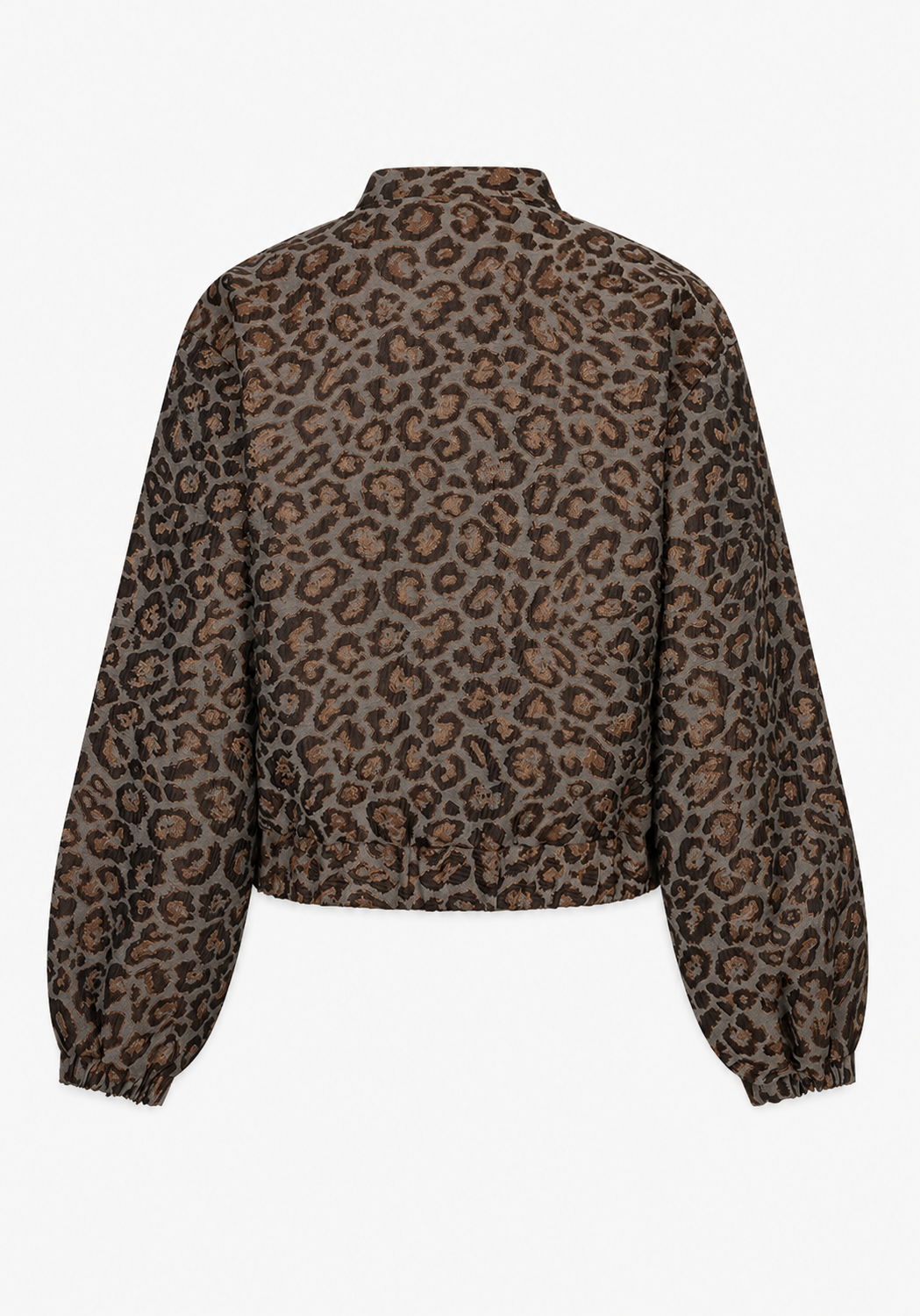 Red Button Bomber Jacquard lurex
