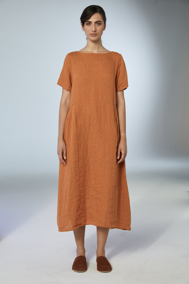 Neirami Short Sleeve Dress Calendula