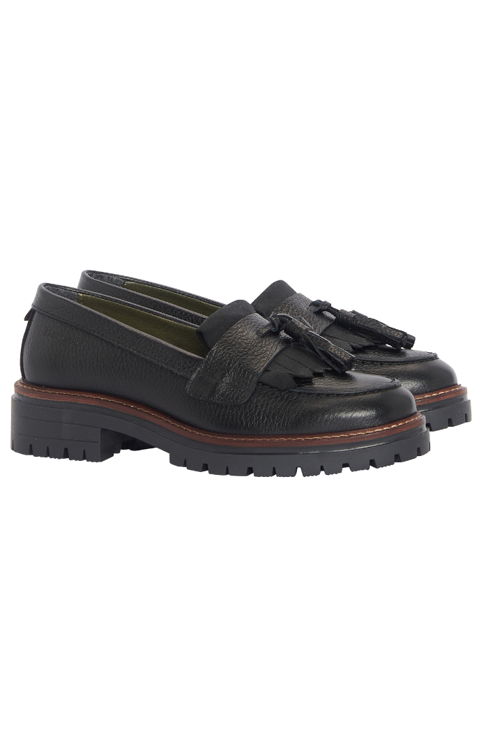 Barbour Dolores Tassel Trim Loafer