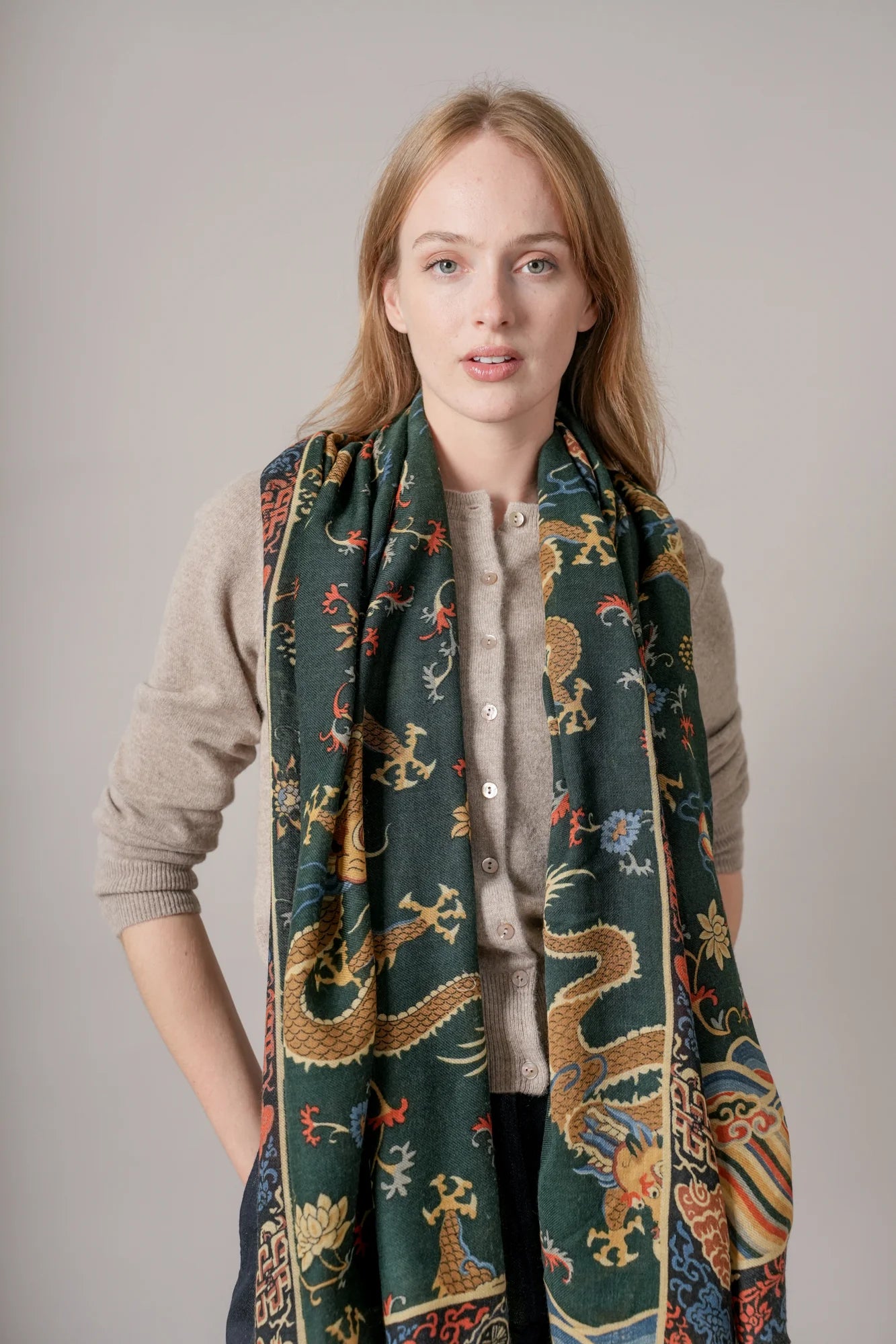 Dragon Wool Scarf