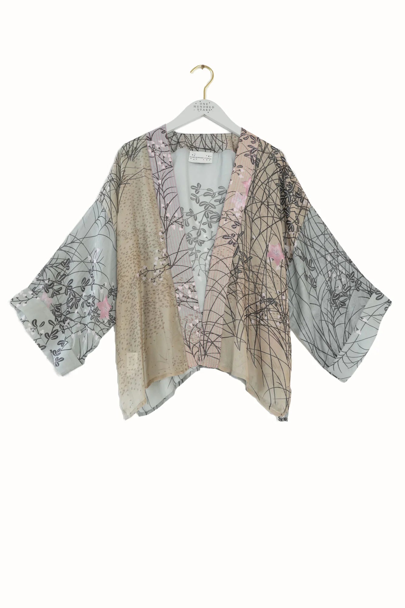 One Hundred Stars Dunes Grey Kimono