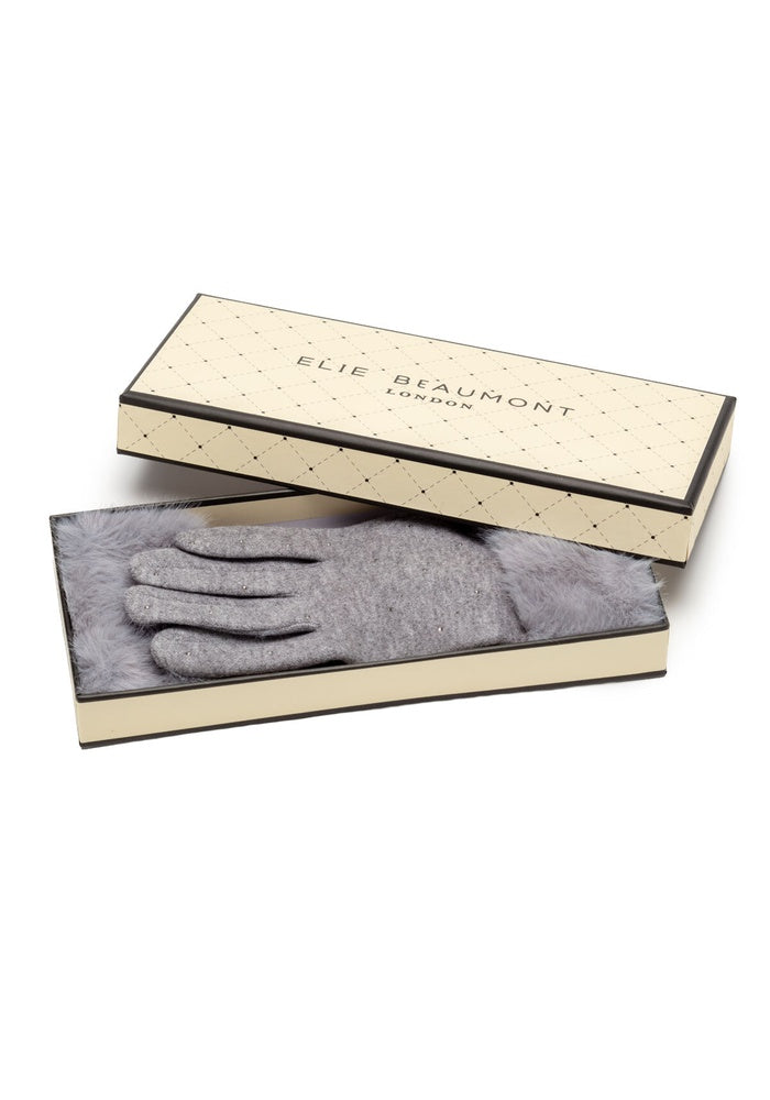 Elie Beaumont Gloves Fur Cuff Dia