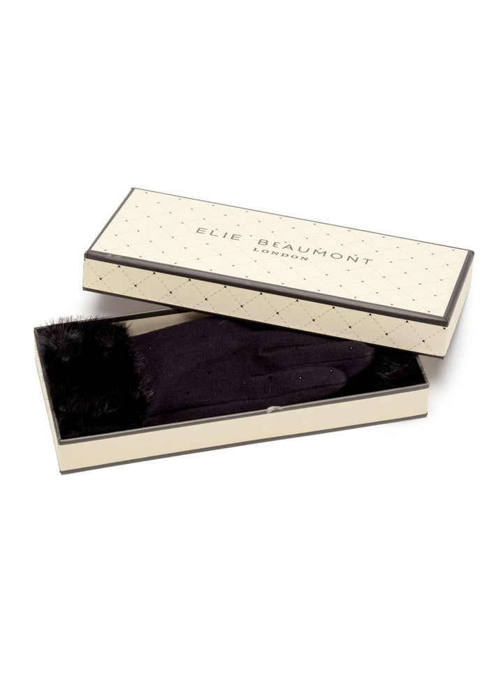 Elie Beaumont Gloves Fur Cuff Dia
