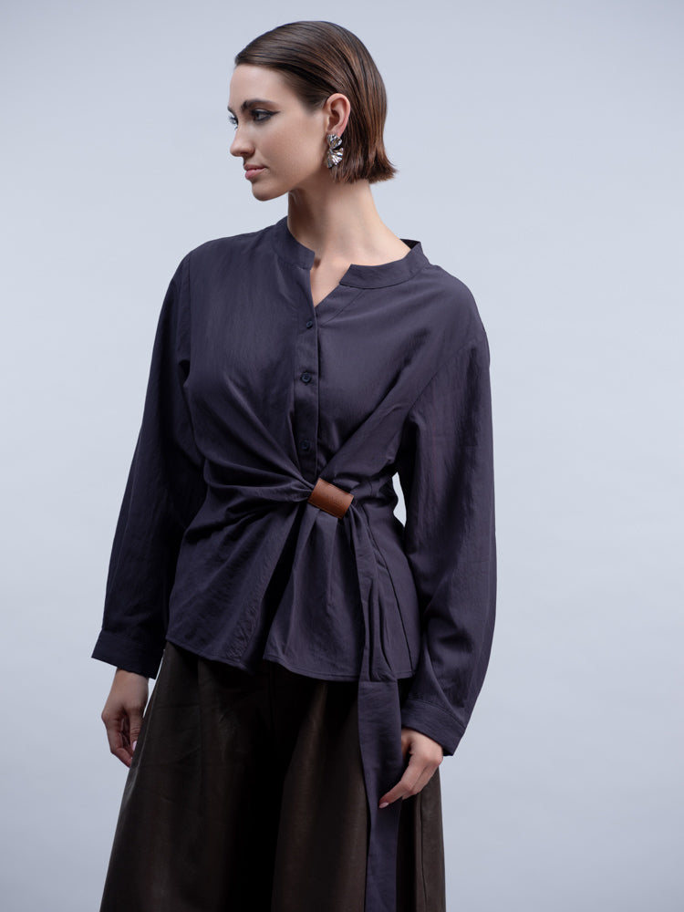 Haako Pull-Through Detail Blouse H2028