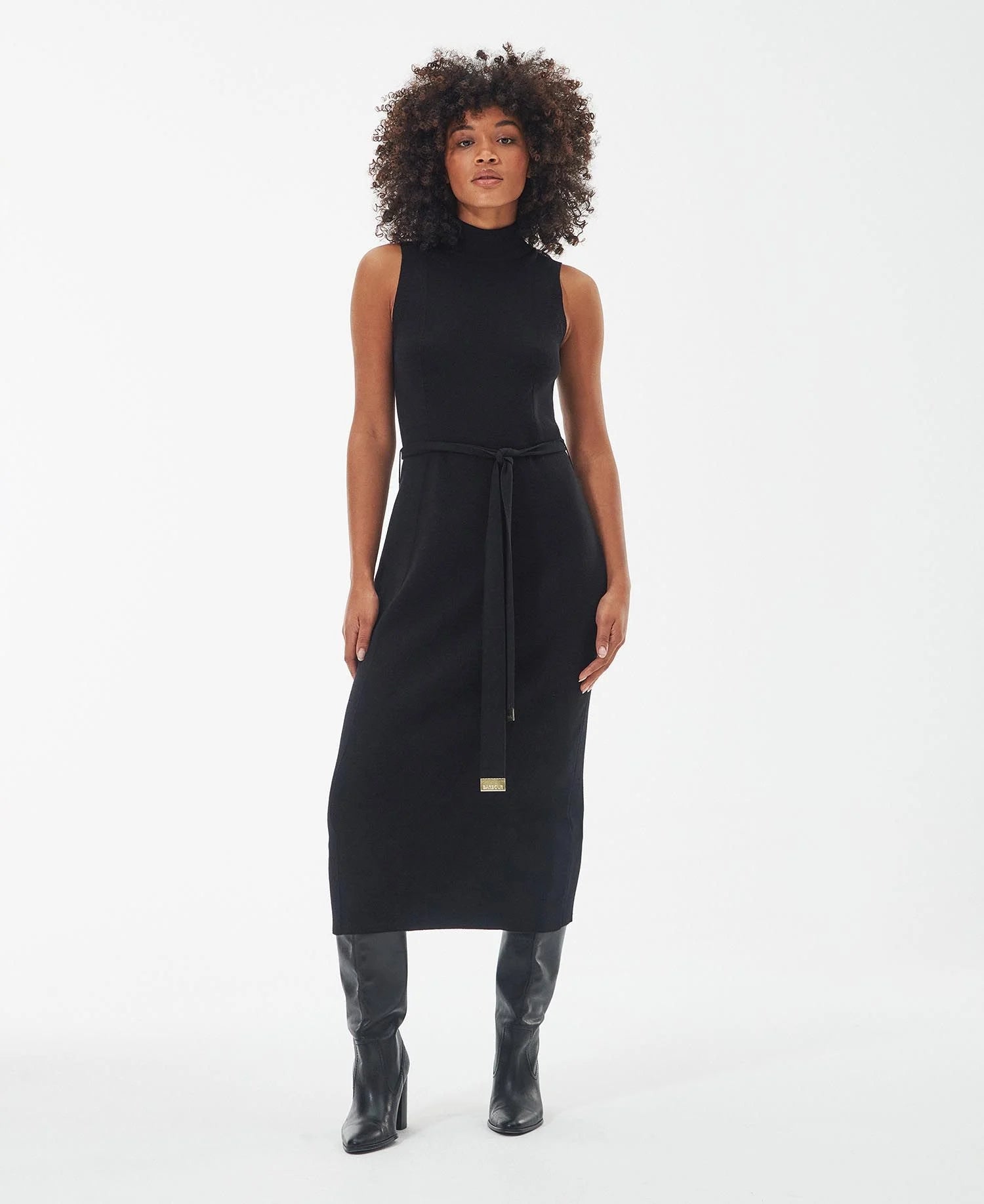 Barbour International Velocete Midi Knit Dress