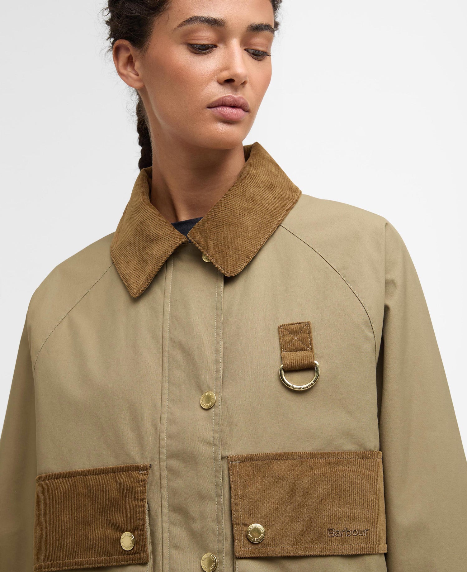 Barbour Phoebe Casual Jacket Military Brown