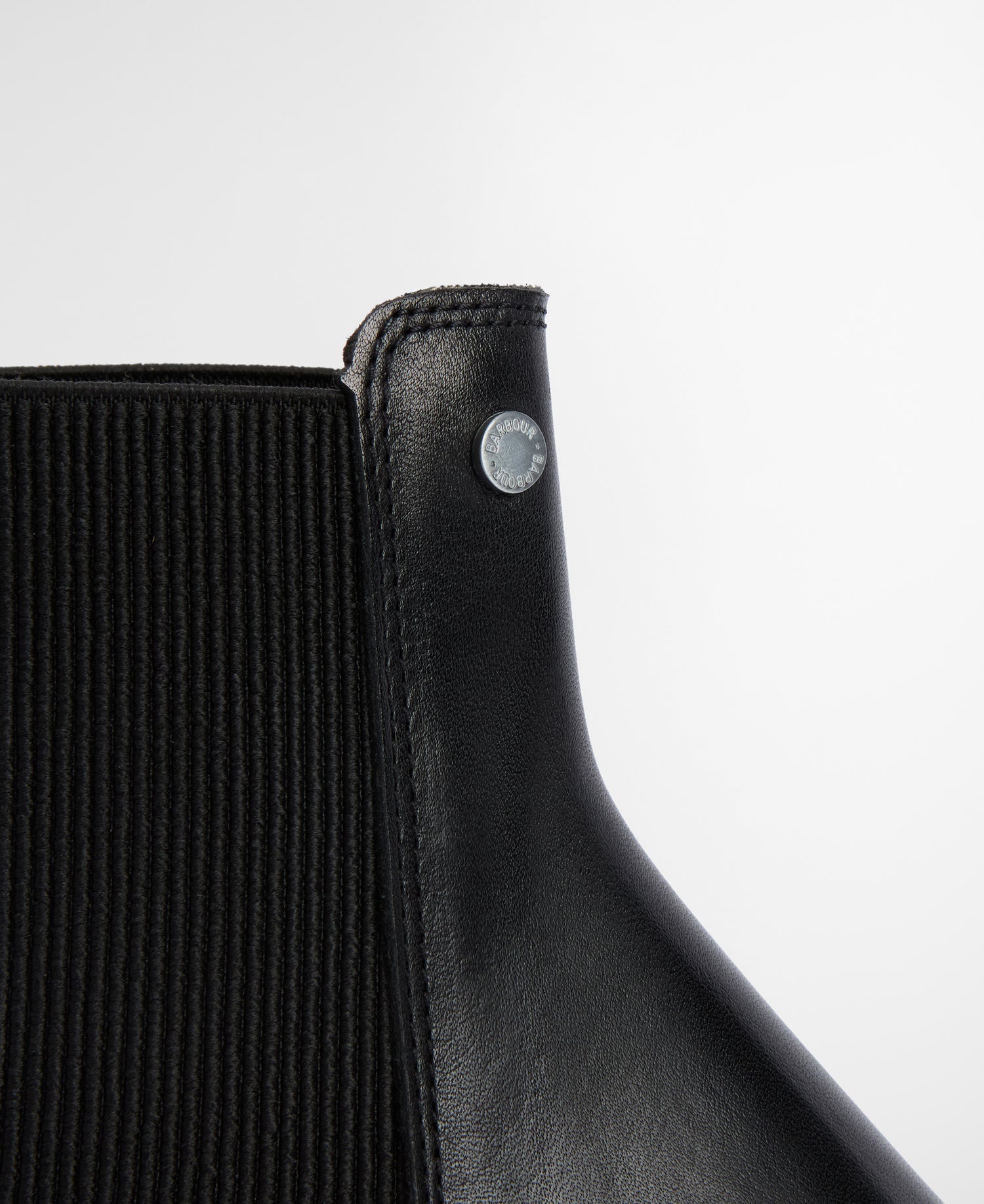 Barbour Celina Leather Chelsea Boot Black