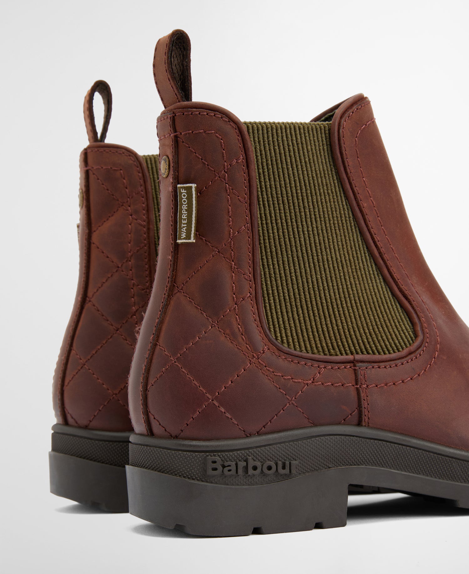 Barbour Amble Chelsea Boot Mahogony