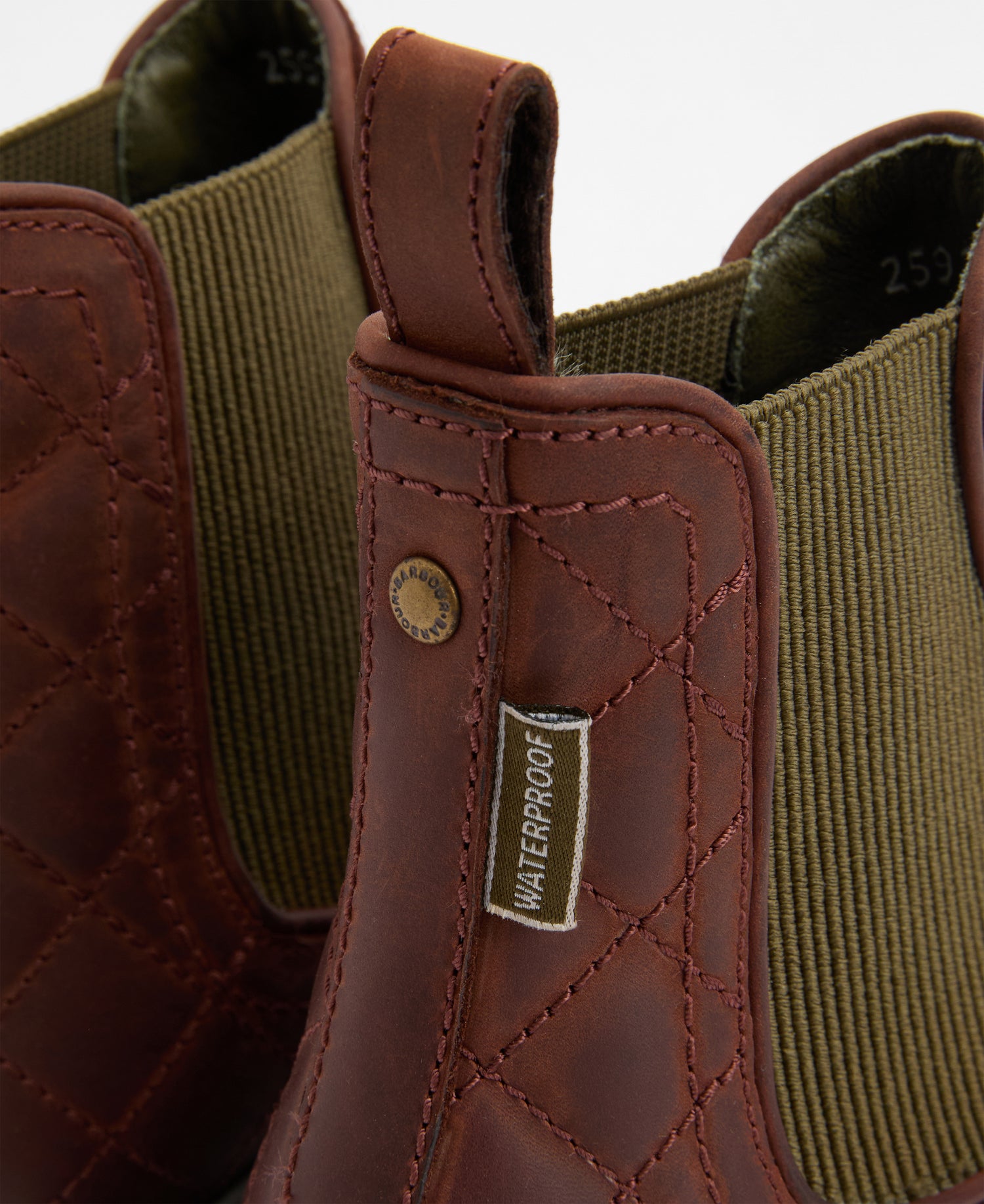 Barbour Amble Chelsea Boot Mahogony
