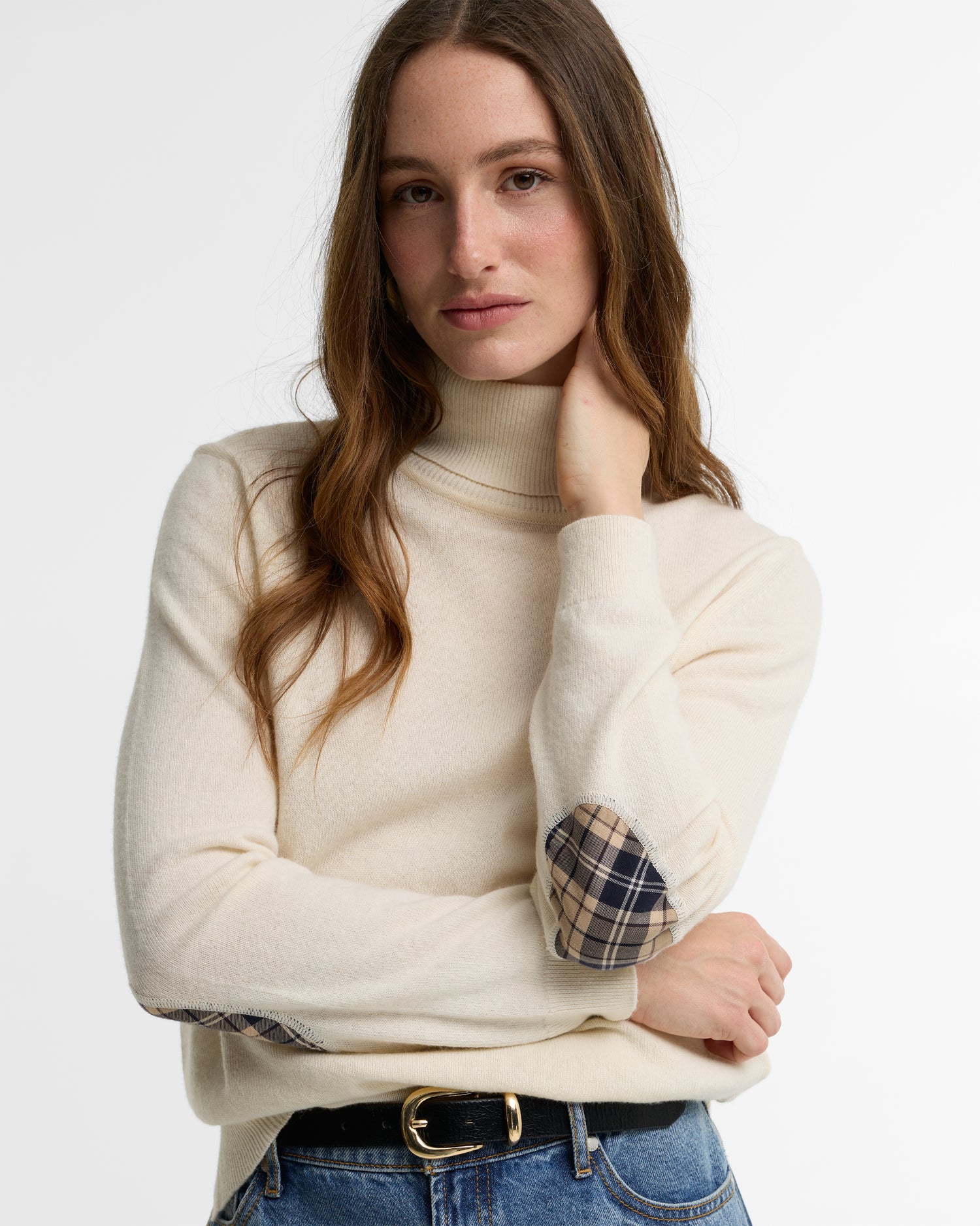 Barbour Pendle Roll Collar Knitted Jumper