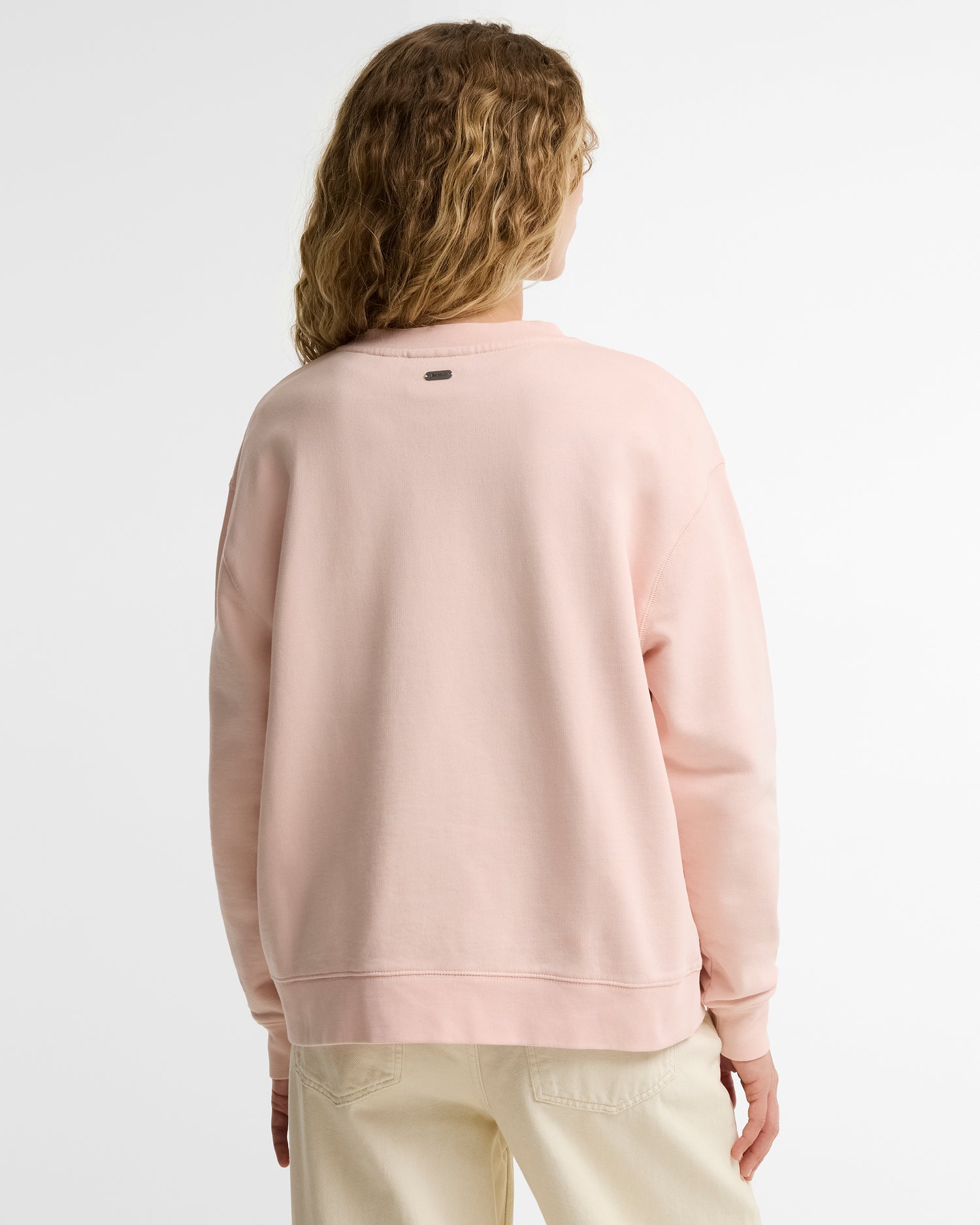 Barbour Hartland Crew Sweatshirt Pink