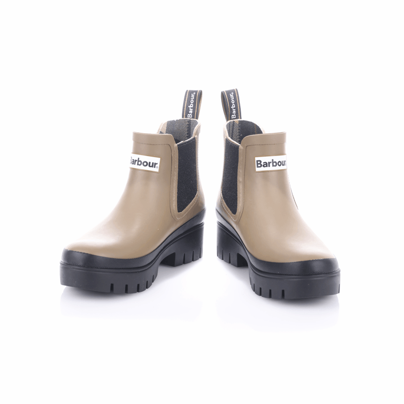 Barbour Halton Chelsea Welly Military Brown/Black
