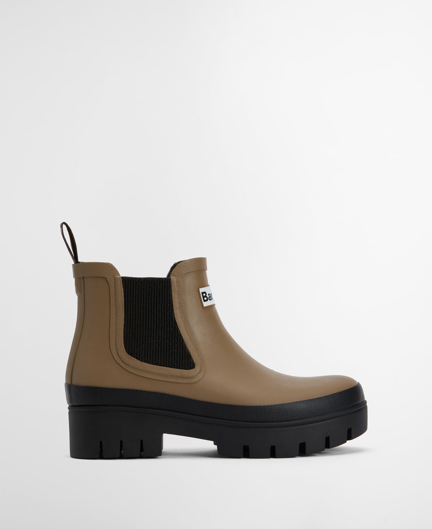 Barbour Halton Chelsea Welly Military Brown/Black