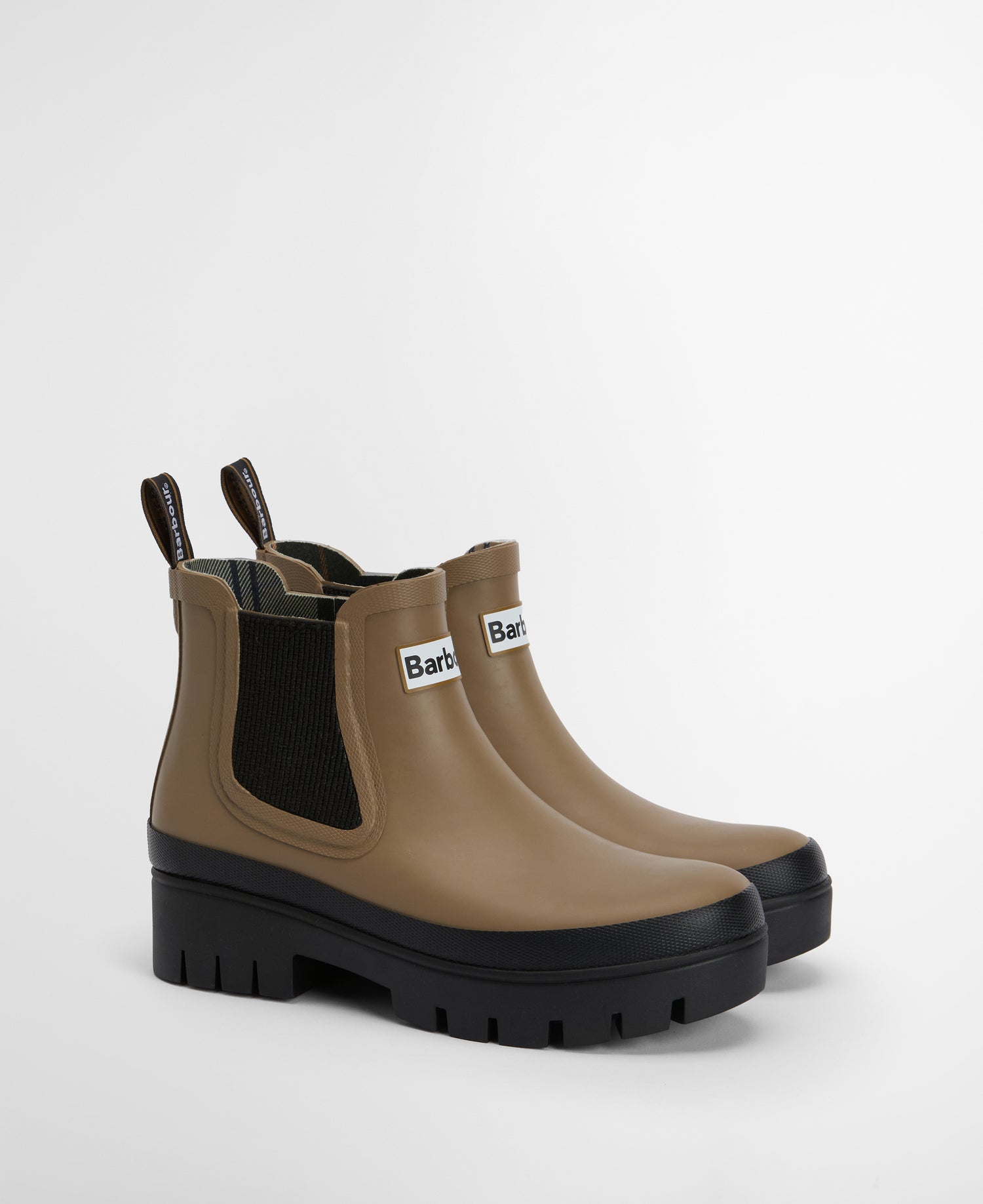 Barbour Halton Chelsea Welly Military Brown/Black