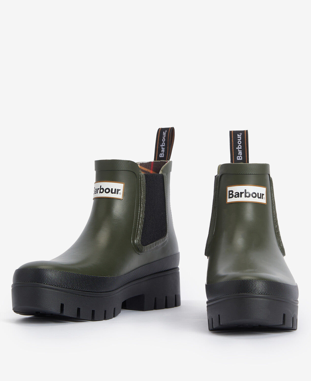 Barbour Halton Chelsea Welly Olive