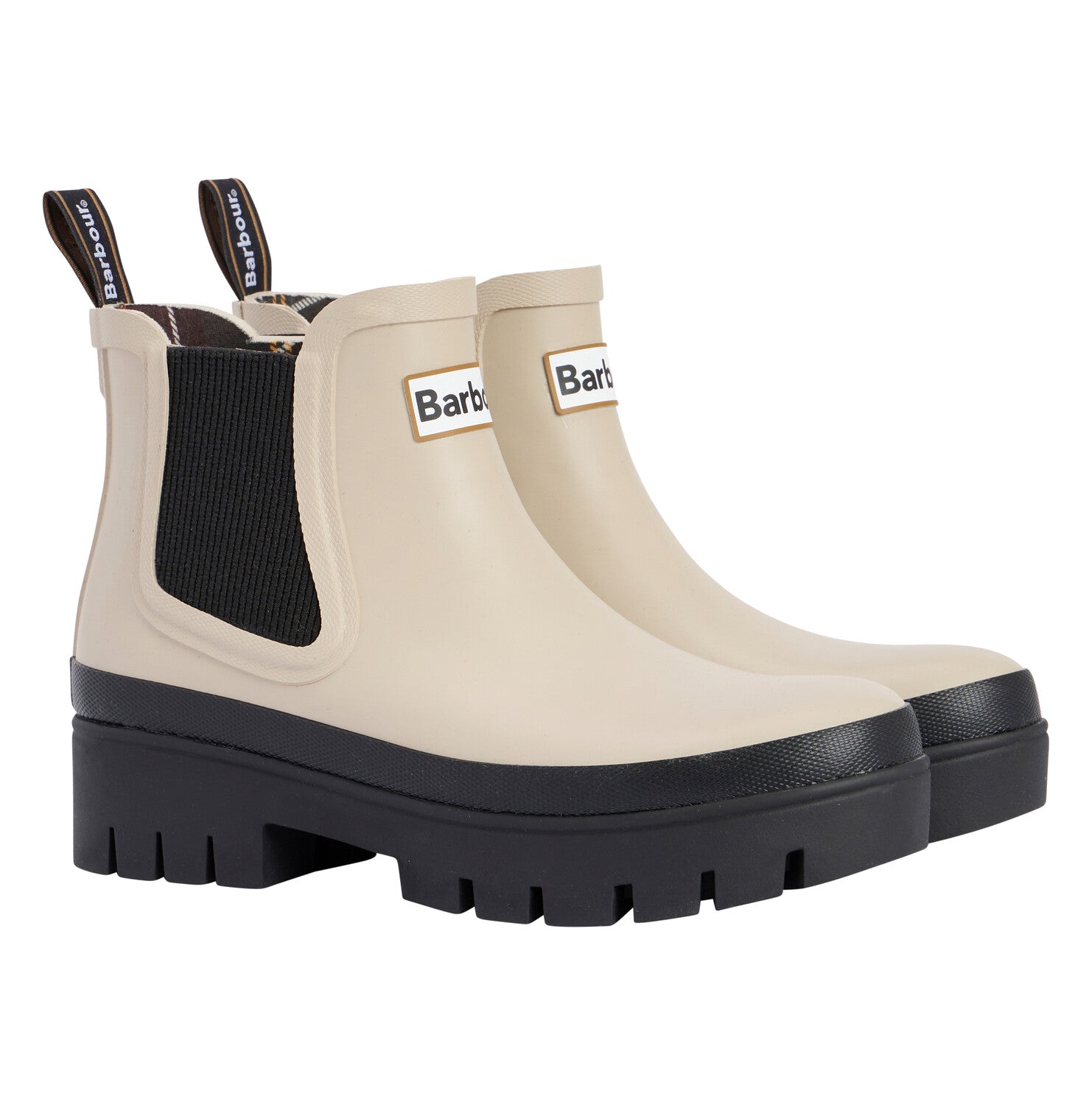 Barbour Halton Chelsea Welly Light Sand