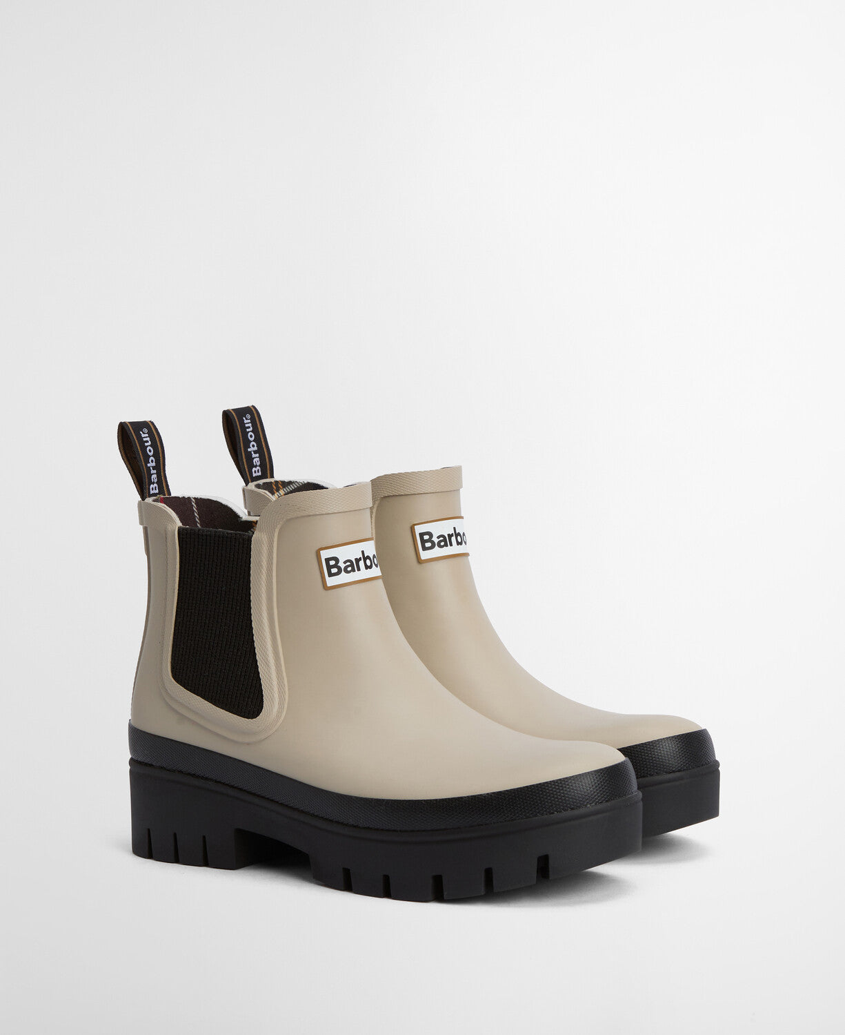 Barbour Halton Chelsea Welly Light Sand