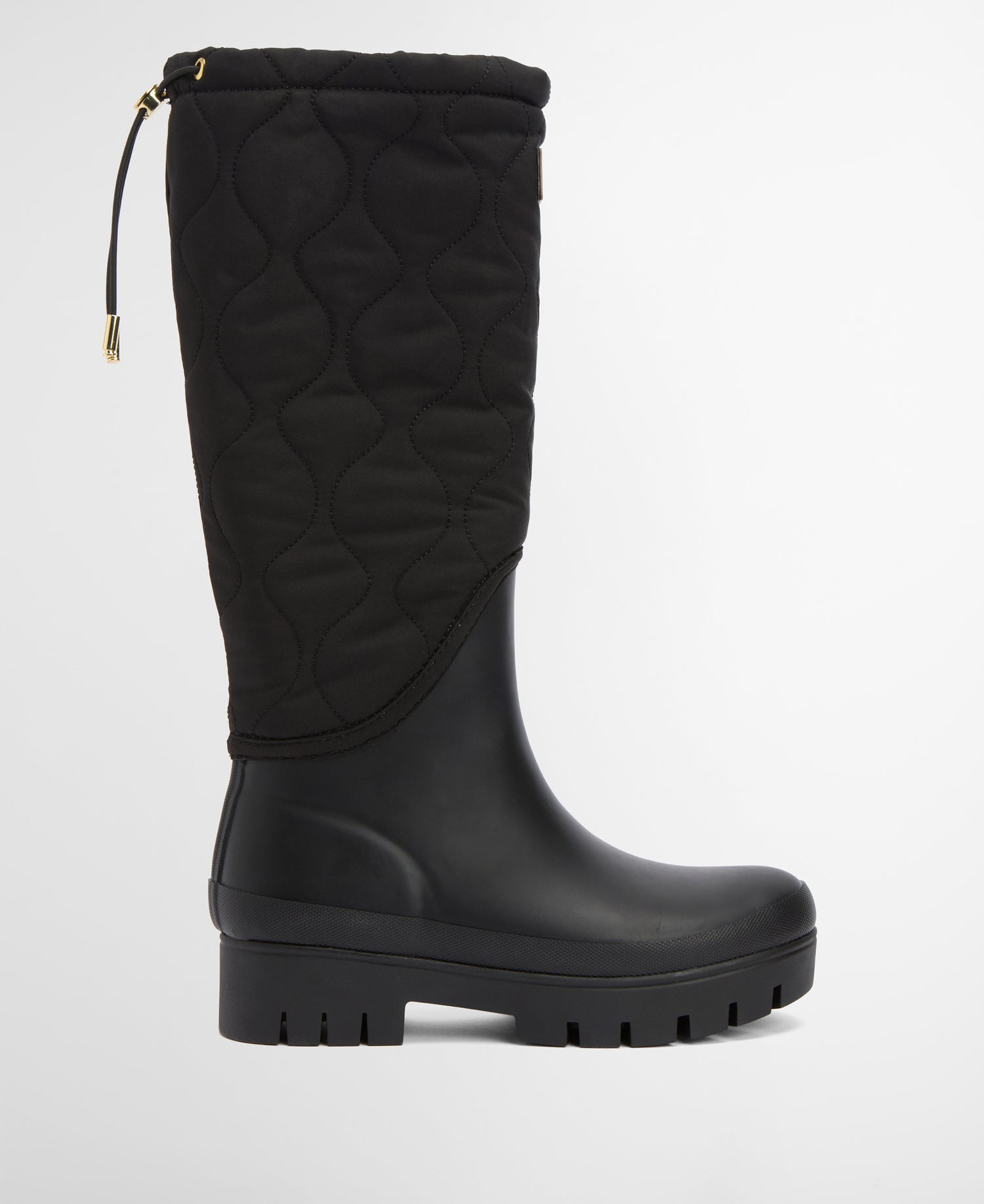Barbour Marnie Quilted Tall Welly Black