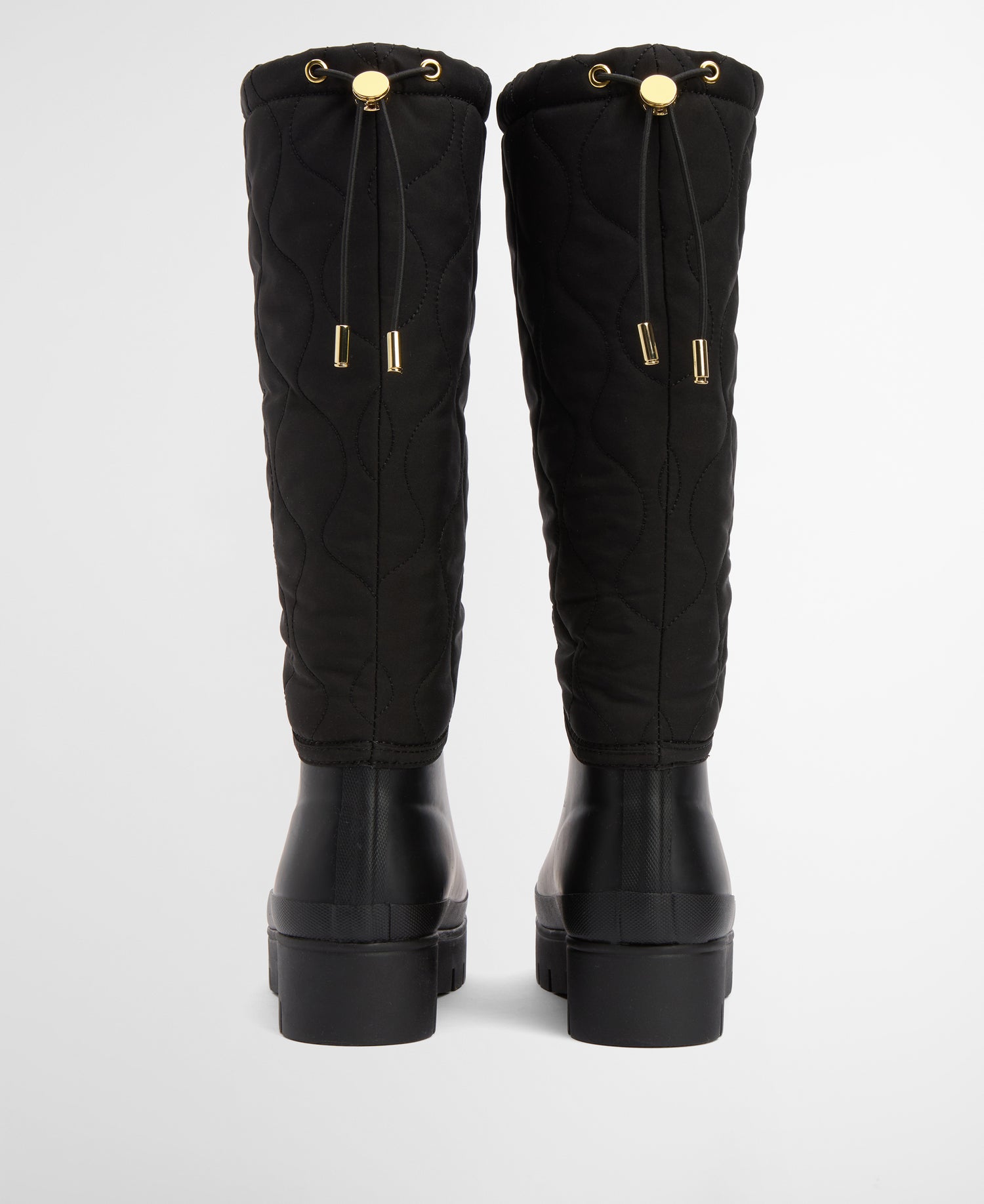 Barbour Marnie Quilted Tall Welly Black
