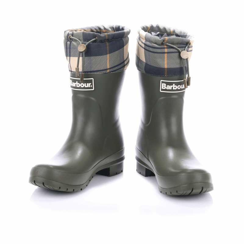 Barbour Mowbray Mid Welly Olive