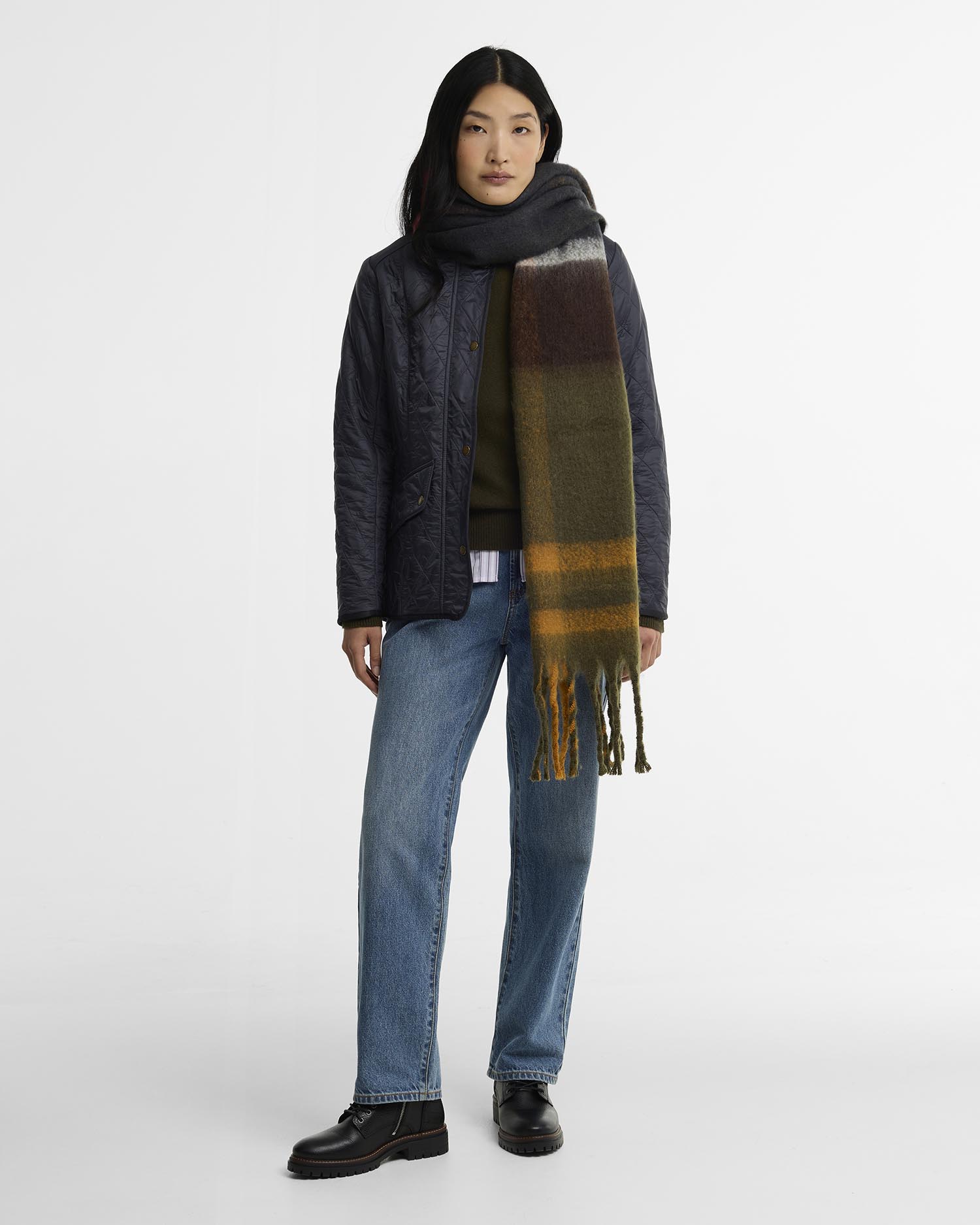 Barbour Isla Tartan Boucle Scarf