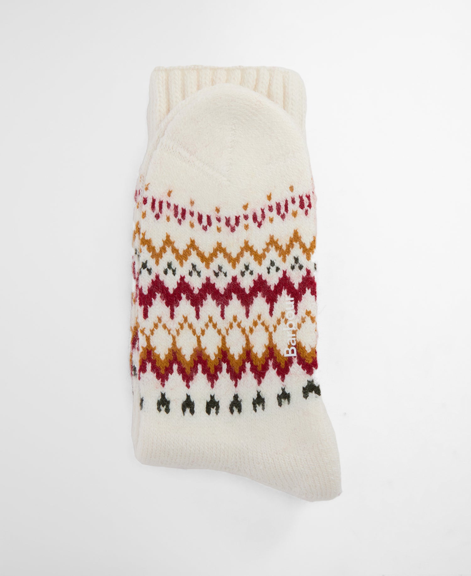 Barbour Kingsford Fair Isle Sock Cloud