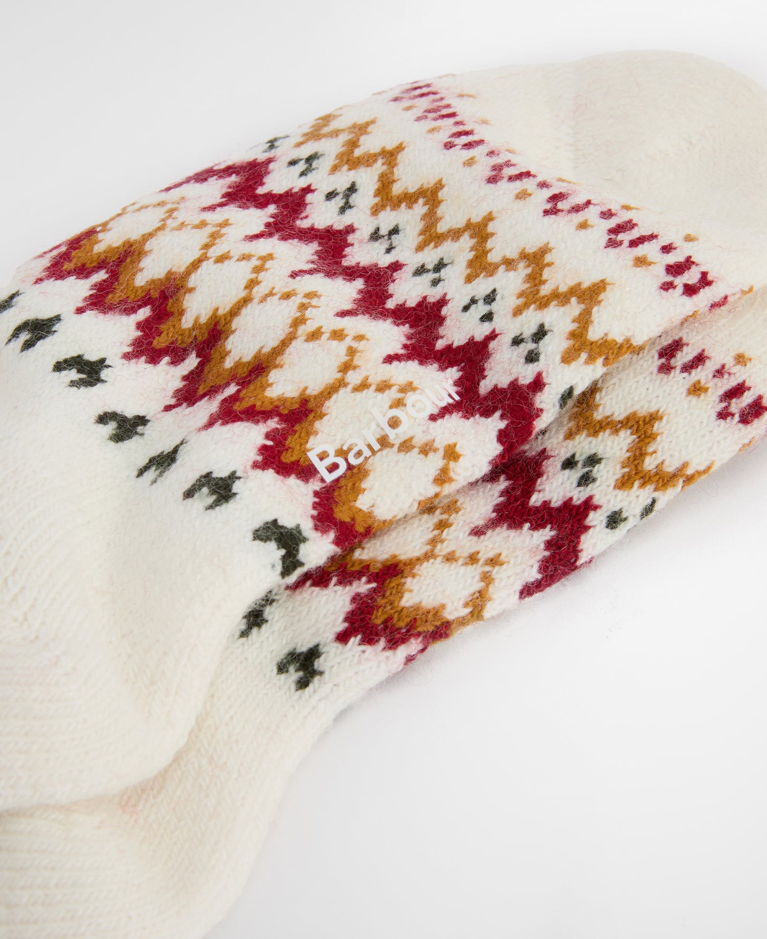 Barbour Kingsford Fair Isle Sock Cloud