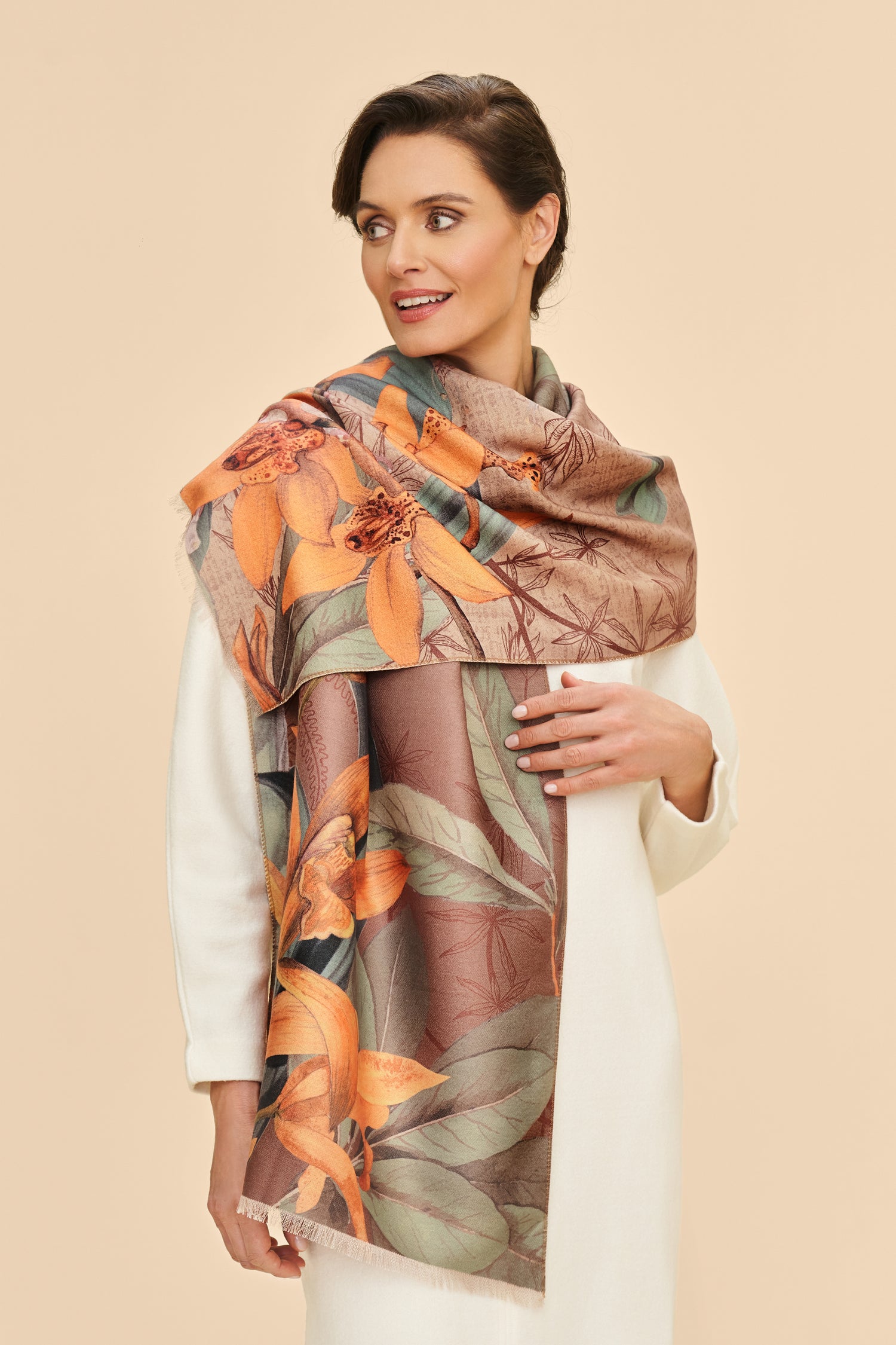 Botany Bliss Lux Printed Scarf