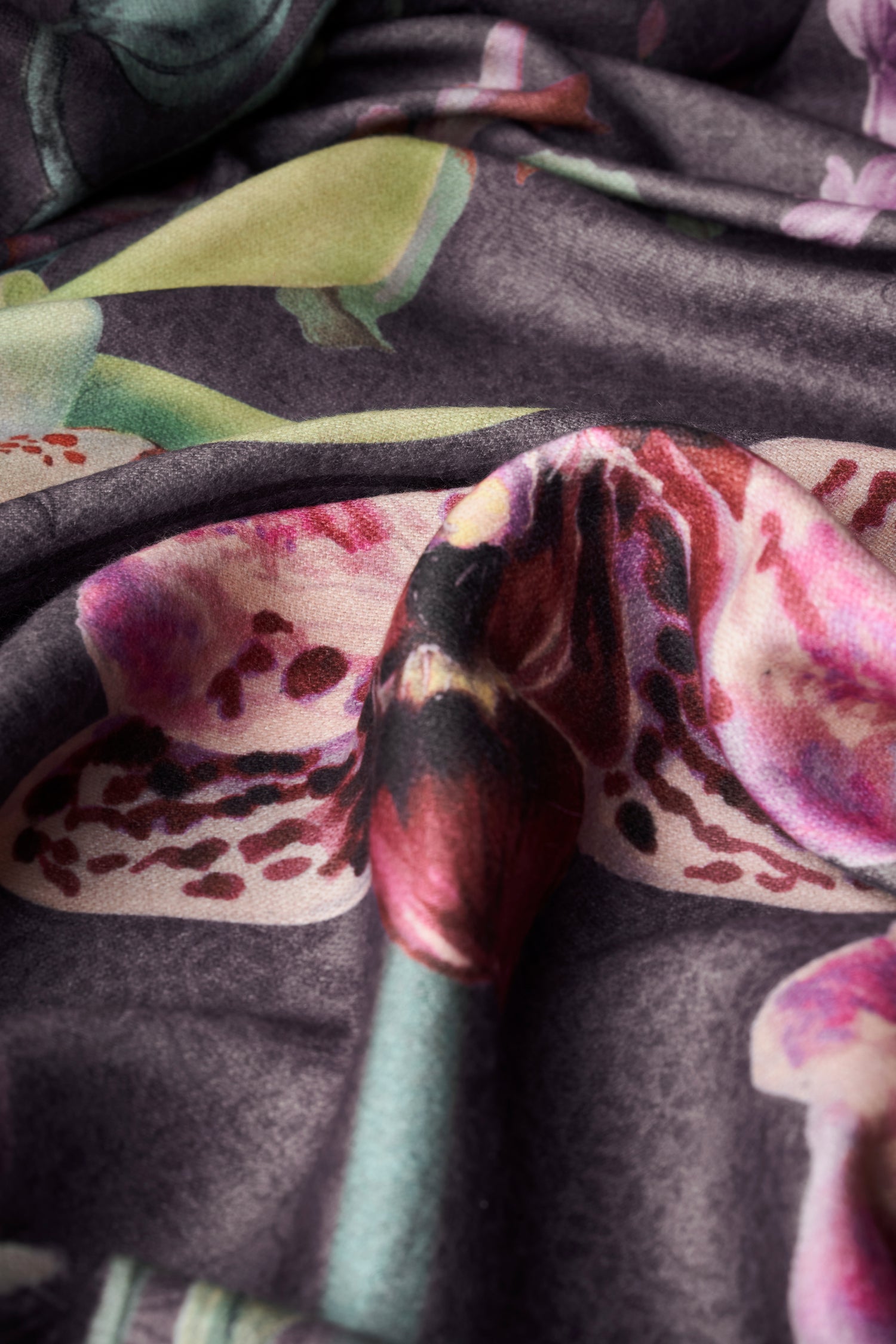 Exotic Evening Ink Lux Printed Scarf